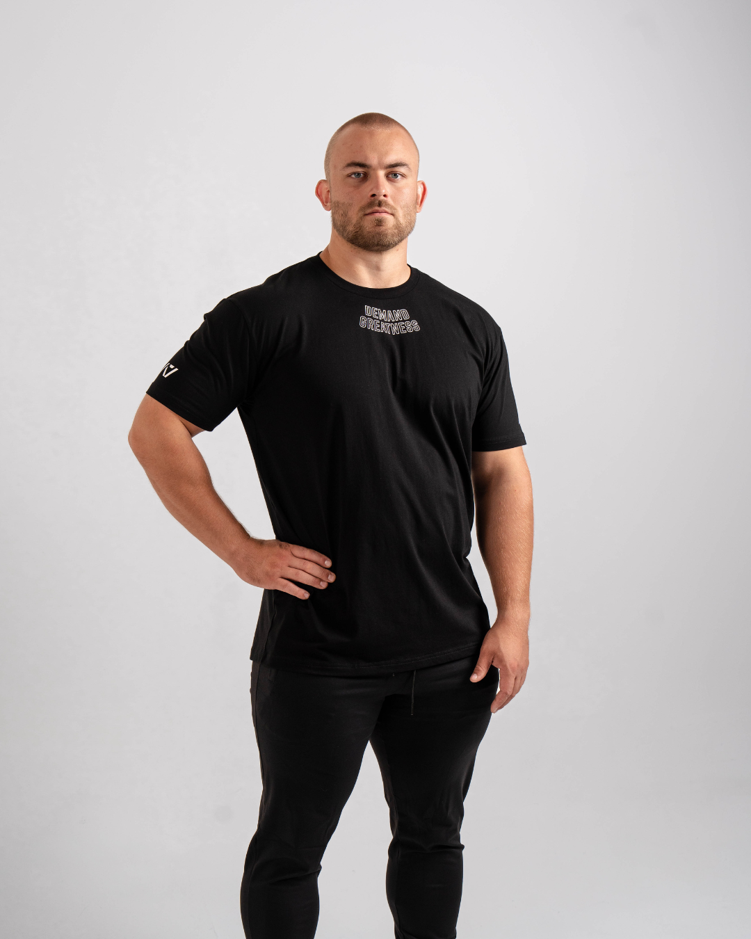 Demand Greatness True-Fit Domino is our new meet shirt design highlighting Demand Greatness with a double outline font to showcase your impact on the platform. The Shirt is IPF Approved. Shop the full A7 Powerlifting IPF Approved Equipment collection. The IPF Approved Kit includes Powerlifting Singlet, A7 Meet Shirt, A7 Zebra Wrist Wraps, A7 Deadlift Socks, Hourglass Knee Sleeves (Stiff and Rigor Mortis Knee Sleeves). All A7 Powerlifting Equipment shipping to UK, Norway, Switzerland and Iceland.