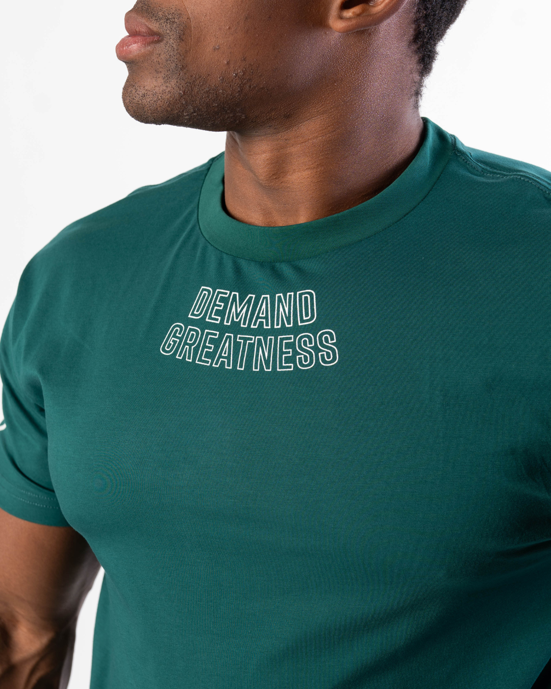 Demand Greatness True-Fit Emerald is our new meet shirt design highlighting Demand Greatness with a double outline font to showcase your impact on the platform. The Shirt is IPF Approved. Shop the full A7 Powerlifting IPF Approved Equipment collection. The IPF Approved Kit includes Powerlifting Singlet, A7 Meet Shirt, A7 Zebra Wrist Wraps, A7 Deadlift Socks, Hourglass Knee Sleeves (Stiff and Rigor Mortis Knee Sleeves). All A7 Powerlifting Equipment shipping to UK, Norway, Switzerland and Iceland.