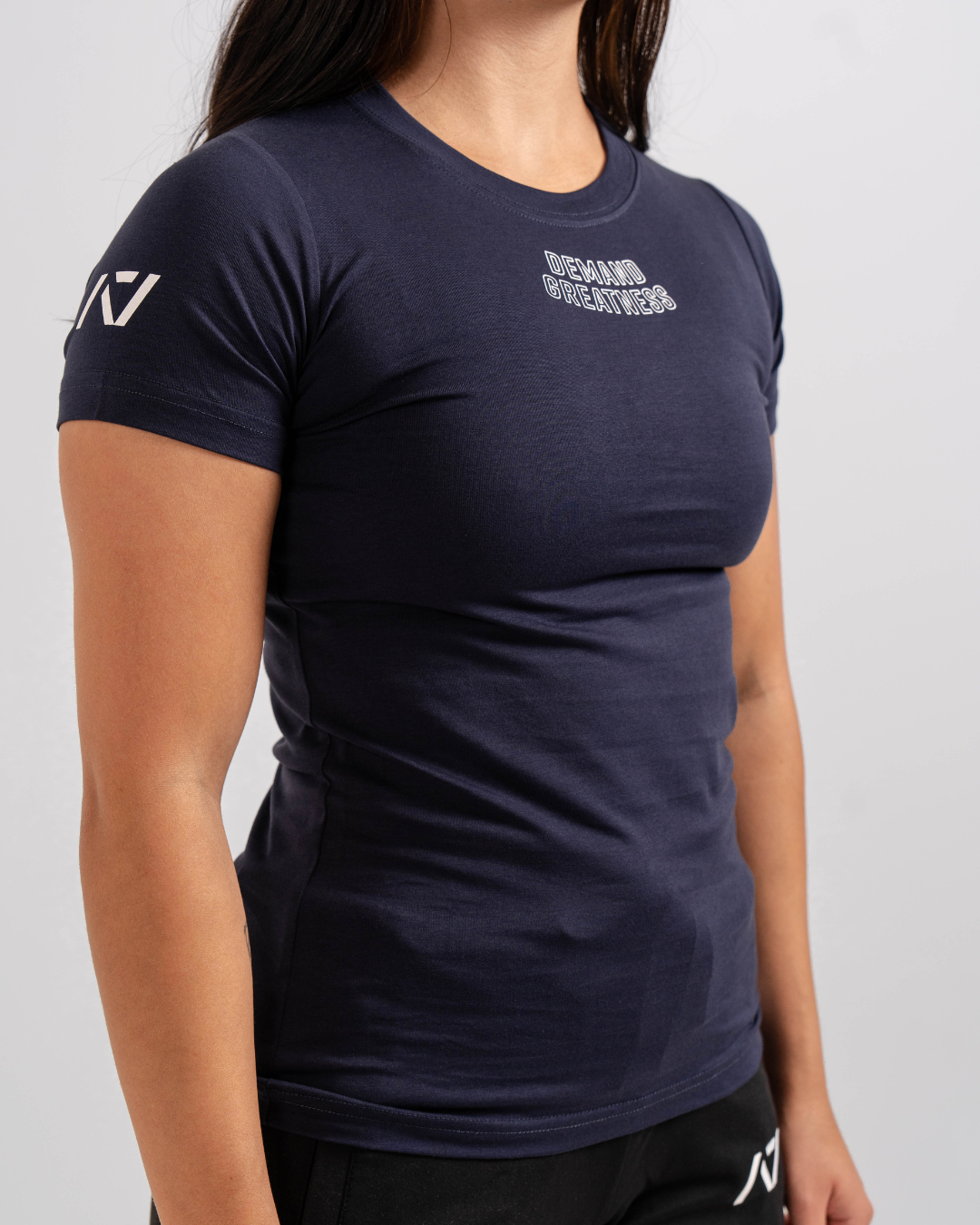Demand Greatness True-Fit Night Light is our new meet shirt design highlighting Demand Greatness with a double outline font to showcase your impact on the platform. The Shirt is IPF Approved. Shop the full A7 Powerlifting IPF Approved Equipment collection. The IPF Approved Kit includes Powerlifting Singlet, A7 Meet Shirt, A7 Zebra Wrist Wraps, A7 Deadlift Socks, Hourglass Knee Sleeves (Stiff and Rigor Mortis Knee Sleeves). All A7 Powerlifting Equipment shipping to UK, Norway, Switzerland and Iceland.