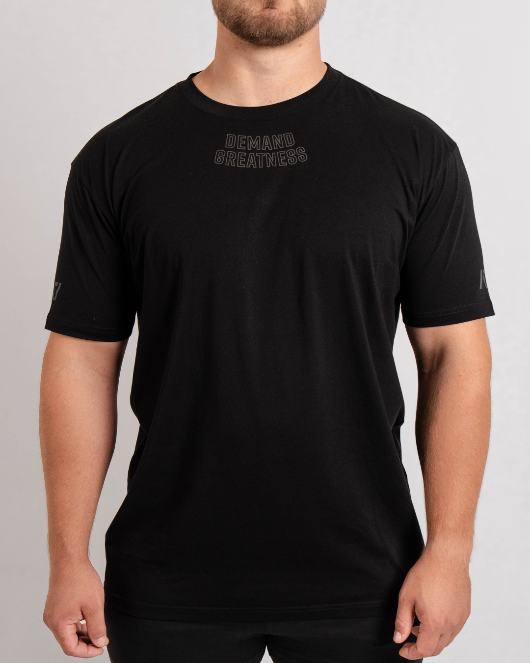 Demand Greatness True-Fit Stealth is our new meet shirt design highlighting Demand Greatness with a double outline font to showcase your impact on the platform. The Shirt is IPF Approved. Shop the full A7 Powerlifting IPF Approved Equipment collection. The IPF Approved Kit includes Powerlifting Singlet, A7 Meet Shirt, A7 Zebra Wrist Wraps, A7 Deadlift Socks, Hourglass Knee Sleeves (Stiff and Rigor Mortis Knee Sleeves). All A7 Powerlifting Equipment shipping to UK, Norway, Switzerland and Iceland.