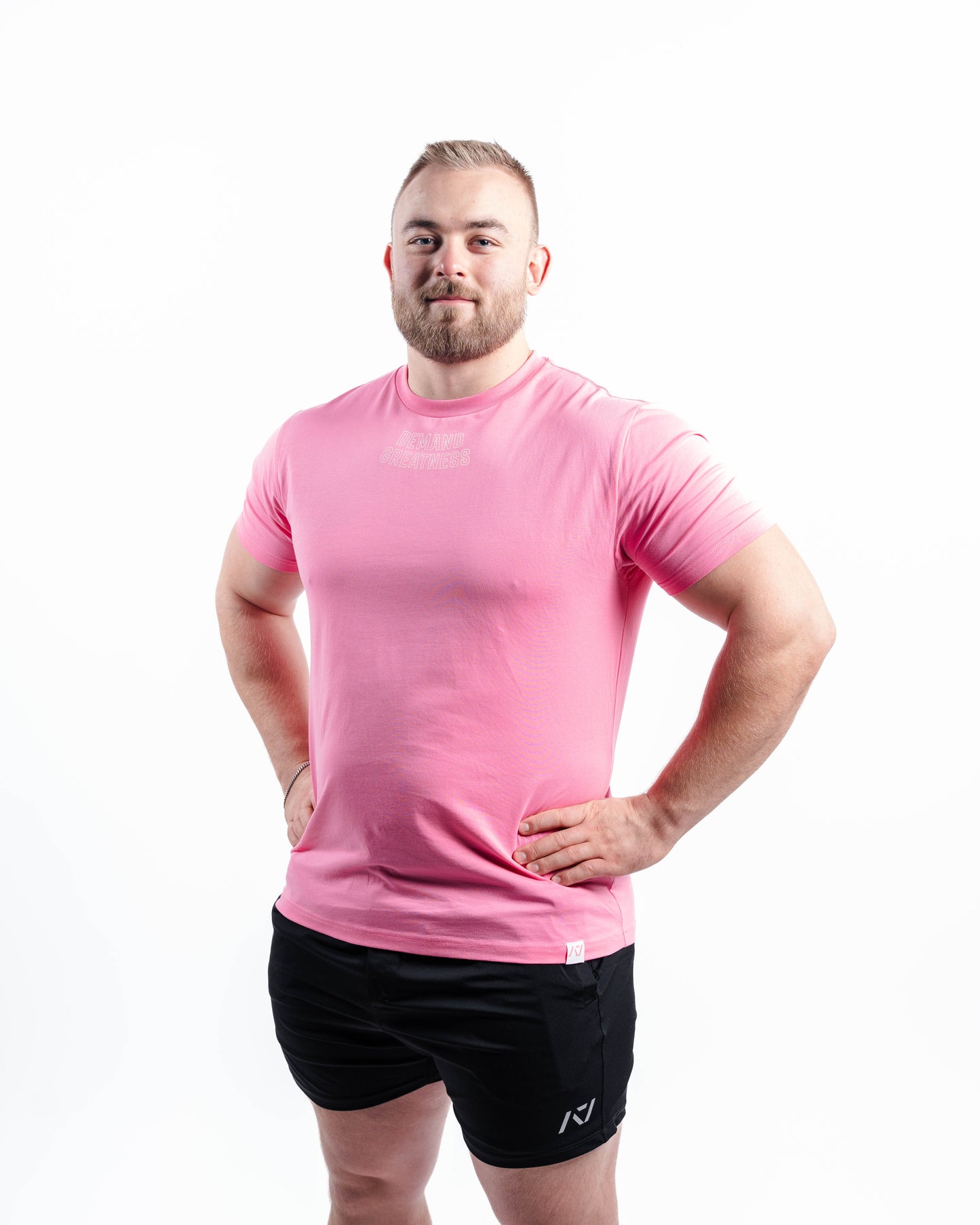 Demand Greatness True-Fit Roseite is our new meet shirt design highlighting Demand Greatness with a double outline font to showcase your impact on the platform. The Shirt is IPF Approved. Shop the full A7 Powerlifting IPF Approved Equipment collection. The IPF Approved Kit includes Powerlifting Singlet, A7 Meet Shirt, A7 Zebra Wrist Wraps, A7 Deadlift Socks, Hourglass Knee Sleeves (Stiff and Rigor Mortis Knee Sleeves). All A7 Powerlifting Equipment shipping to UK, Norway, Switzerland and Iceland.