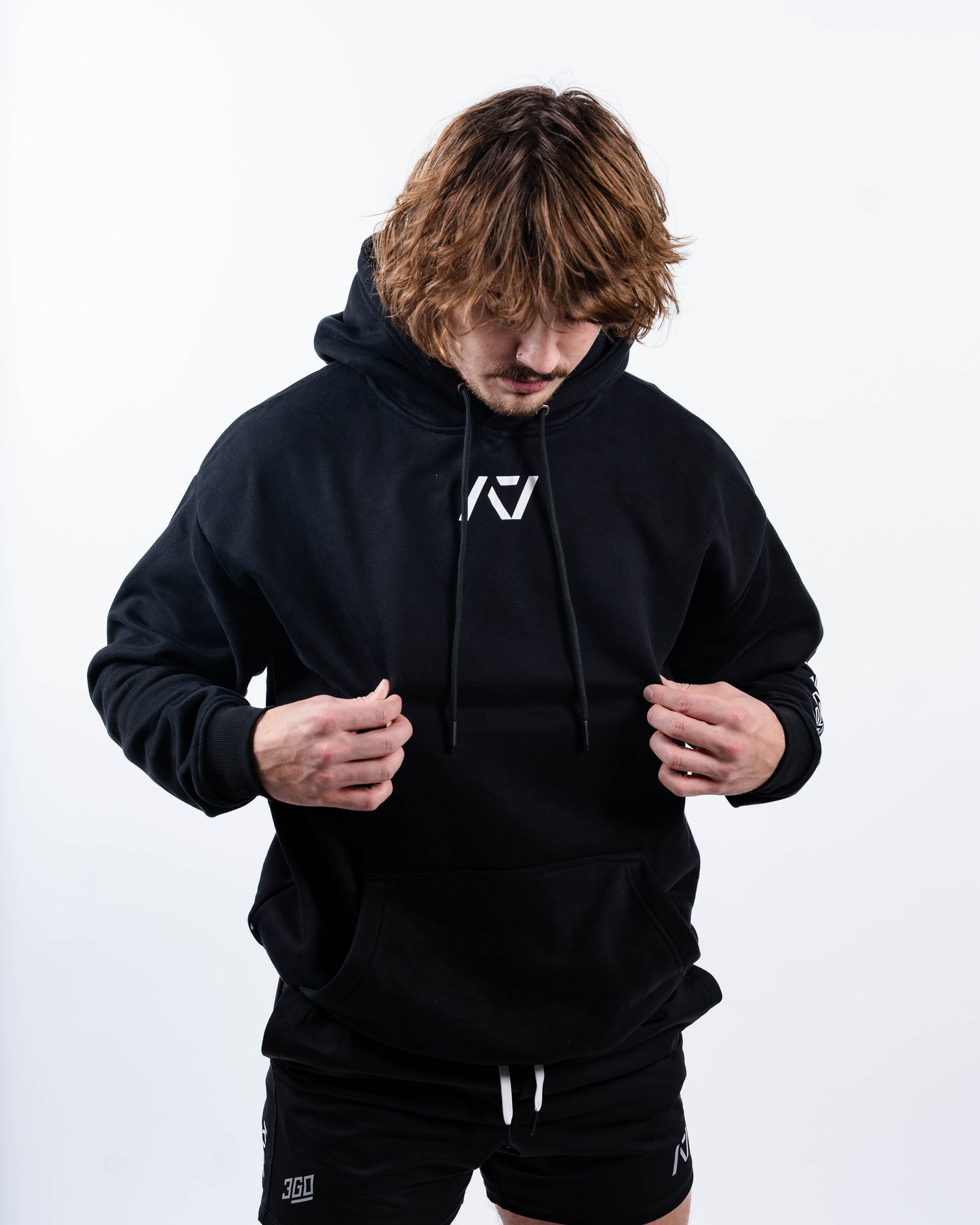 DG Sleeve Non Bar Grip Hoodie - Black
