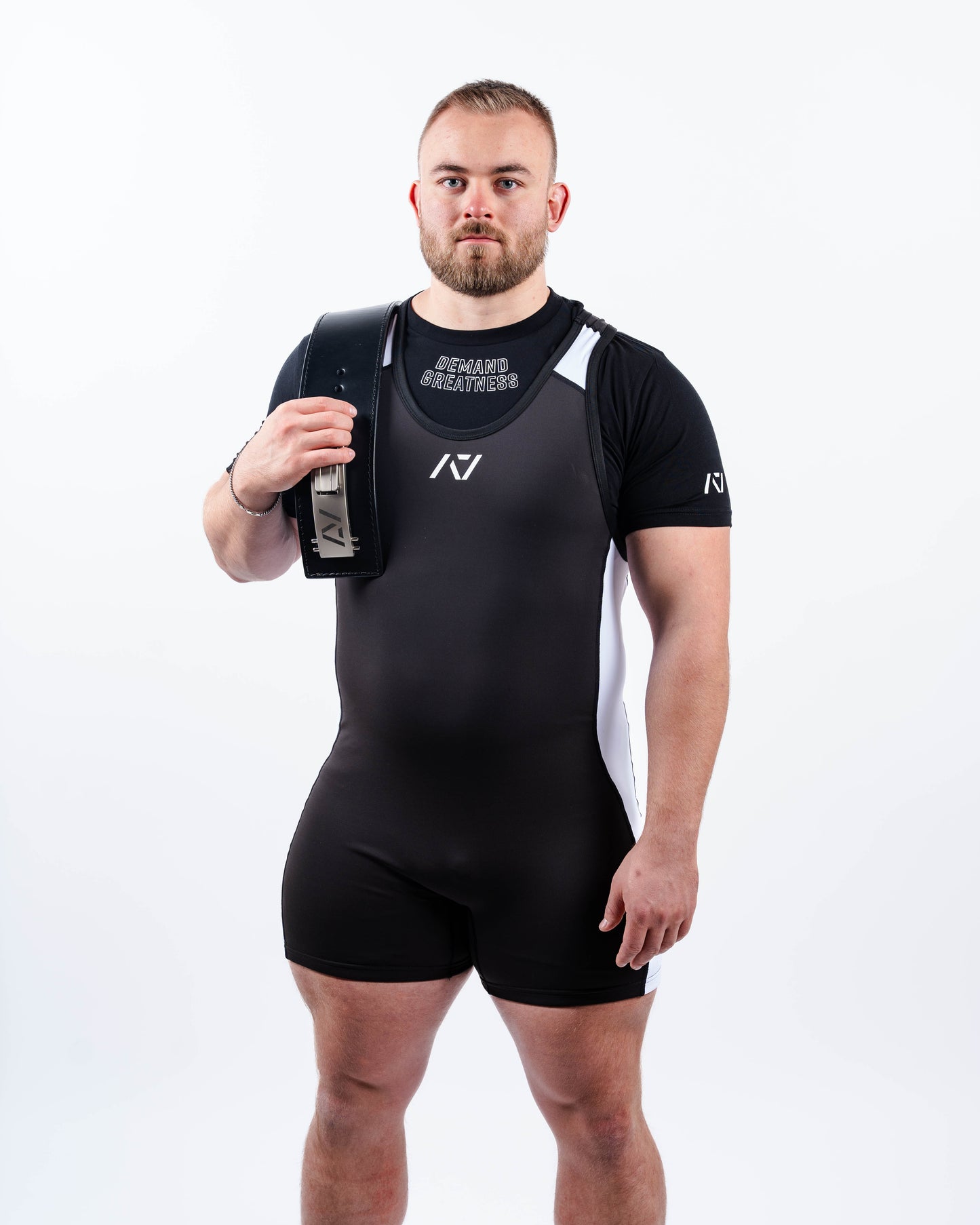 A7 IPF Approved Domino Rausch singlet features extra lat mobility, side panel stitching to guide the squat depth level and curved panel design for a slimming look. The IPF Approved Kit includes Rausch Powerlifting Singlet, A7 Meet Shirt, A7 Zebra Wrist Wraps, A7 Deadlift Socks, Hourglass Knee Sleeves (Stiff and Rigor Mortis Knee Sleeves). All A7 Powerlifting Equipment shipping to UK, Norway, Switzerland and Iceland.