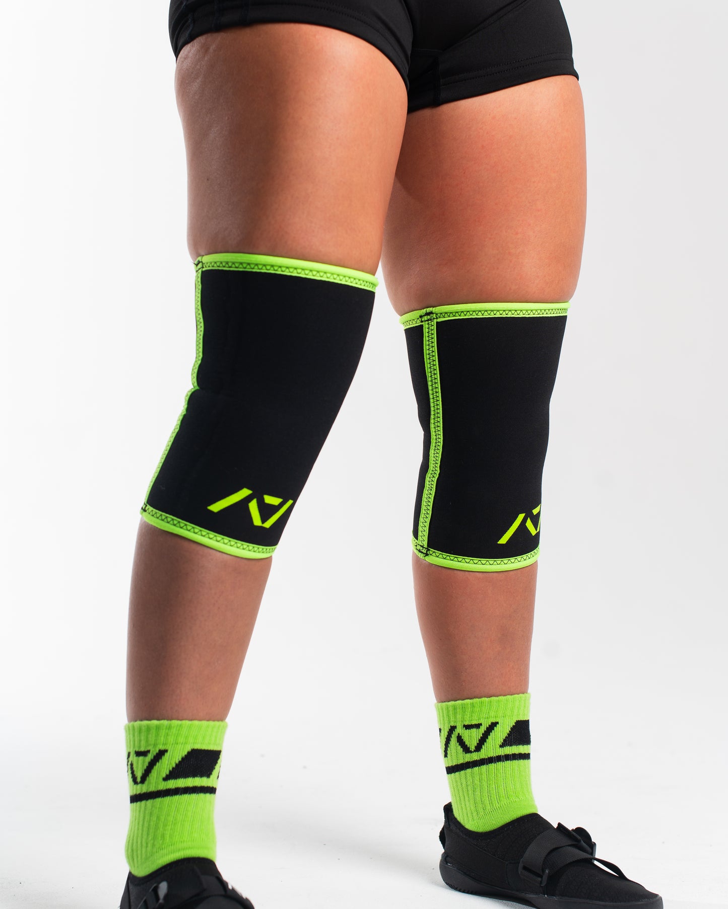 A7 IPF Approved Hourglass Knee Sleeves feature an hourglass-shaped centre taper fit to help provide knee compression while maintaining proper tightness around the calf and quad, offered in three stiffnesses (Flexi, Stiff and Rigor Mortis). Shop the full A7 Powerlifting IPF Approved Equipment collection. The IPF Approved Kit includes Powerlifting Singlet, A7 Meet Shirt, A7 Zebra Wrist Wraps and A7 Deadlift Socks. All A7 Powerlifting Equipment shipping to UK, Norway, Switzerland and Iceland.