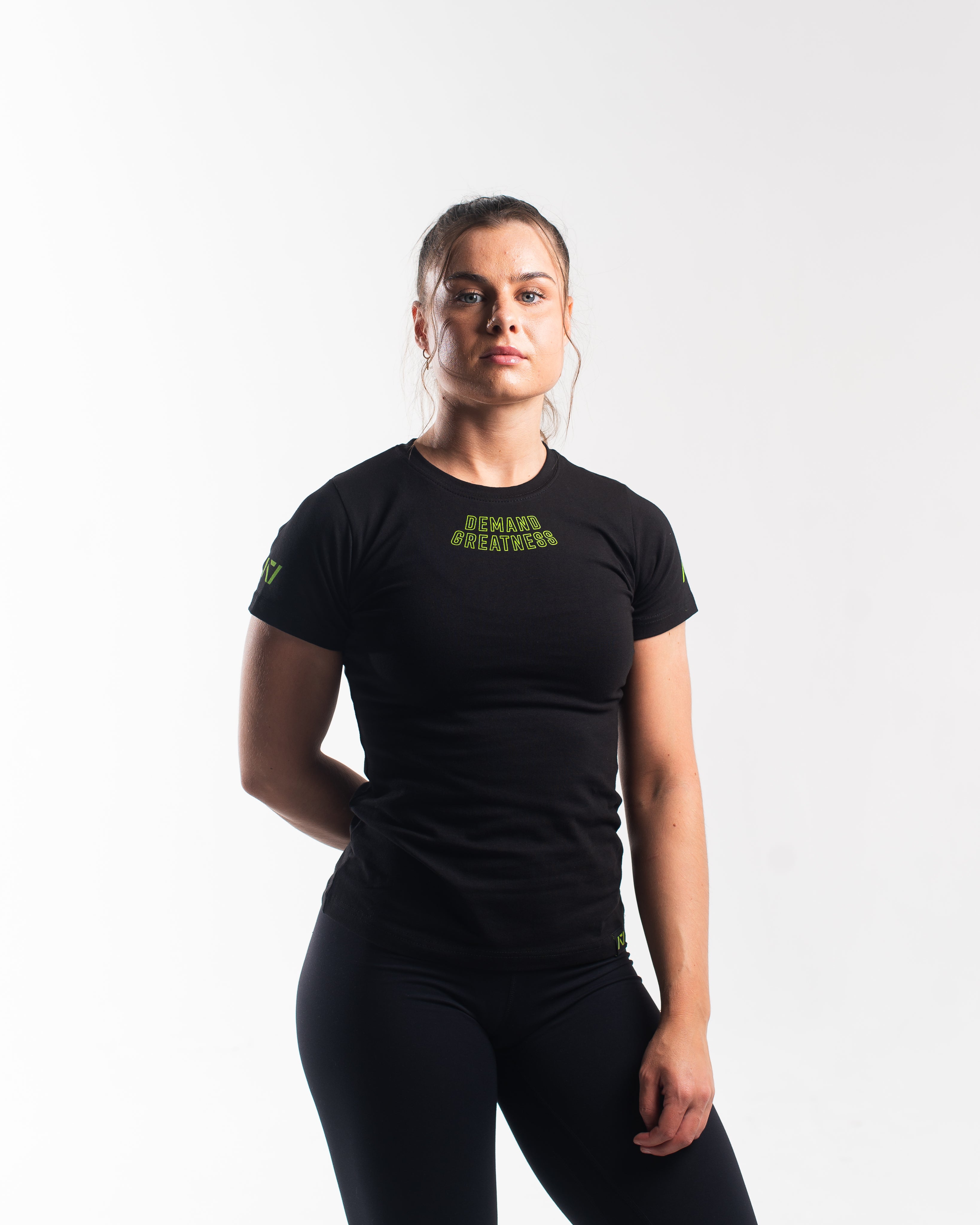 DG23 Alien is our new meet shirt design highlighting Demand Greatness with a double outline font to showcase your impact on the platform. The DG23 Meet Shirt is IPF Approved. Shop the full A7 Powerlifting IPF Approved Equipment collection. The IPF Approved Kit includes Powerlifting Singlet, A7 Meet Shirt, A7 Zebra Wrist Wraps, A7 Deadlift Socks, Hourglass Knee Sleeves (Stiff Knee Sleeves and Rigor Mortis Knee Sleeves). All A7 Powerlifting Equipment shipping to UK, Norway, Switzerland and Iceland.