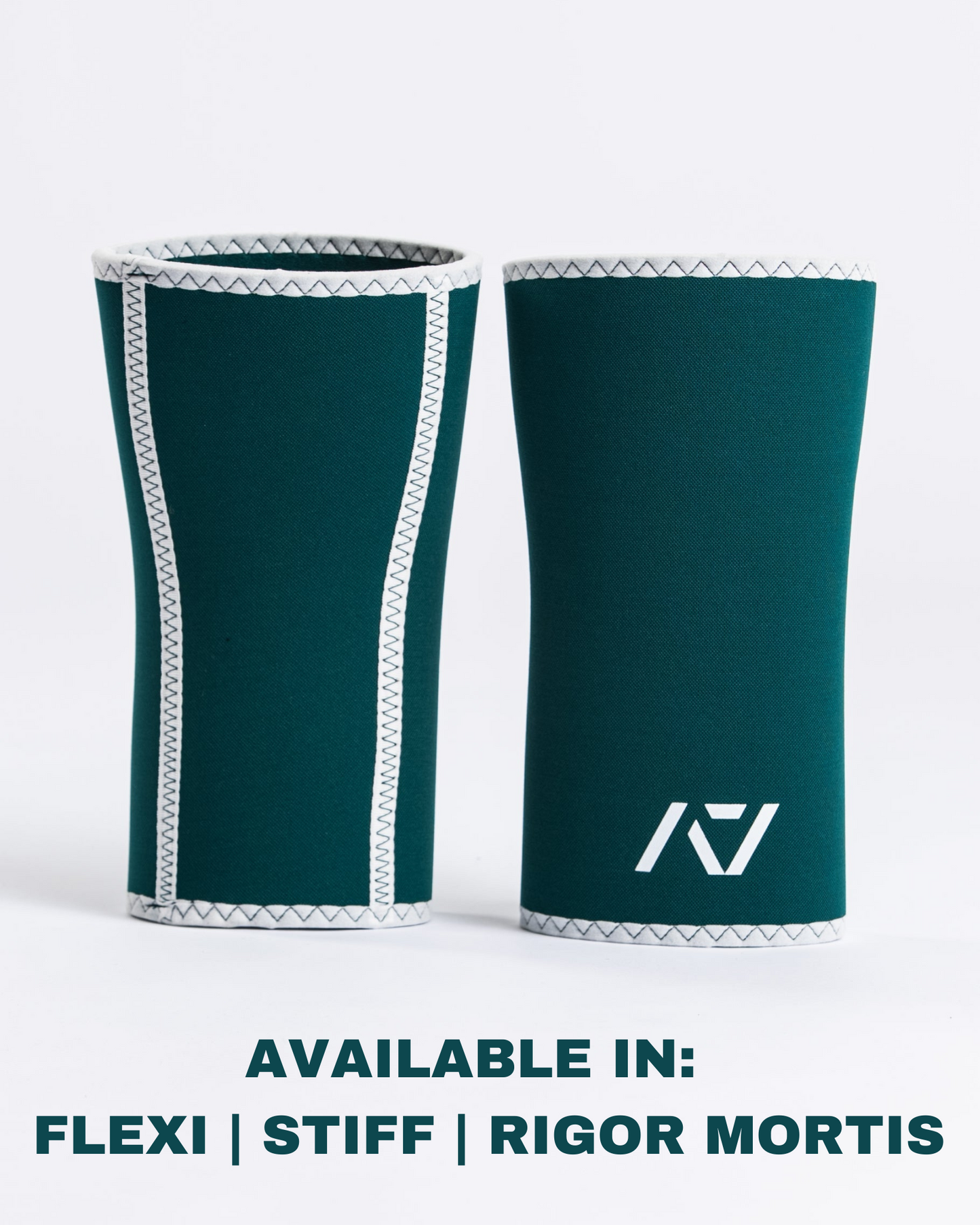 A7 IPF Approved Hourglass Knee Sleeves feature an hourglass-shaped centre taper fit to help provide knee compression while maintaining proper tightness around the calf and quad, offered in three stiffnesses (Flexi, Stiff and Rigor Mortis). Shop the full A7 Powerlifting IPF Approved Equipment collection. The IPF Approved Kit includes Powerlifting Singlet, A7 Meet Shirt, A7 Zebra Wrist Wraps and A7 Deadlift Socks. All A7 Powerlifting Equipment shipping to UK, Norway, Switzerland and Iceland.