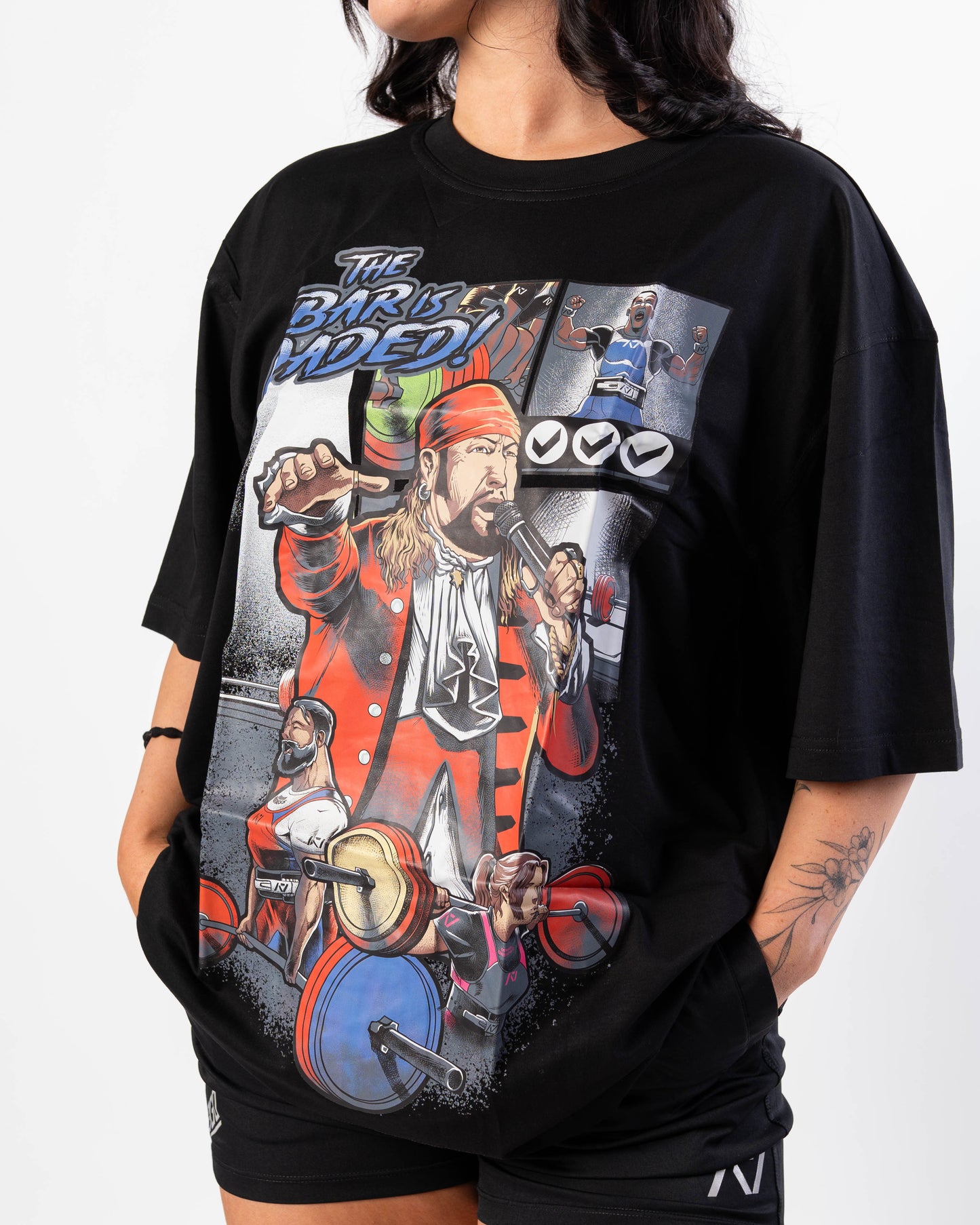Geno - The Bar Is Loaded -  Over-Fit Unisex Non Bar Grip Shirt