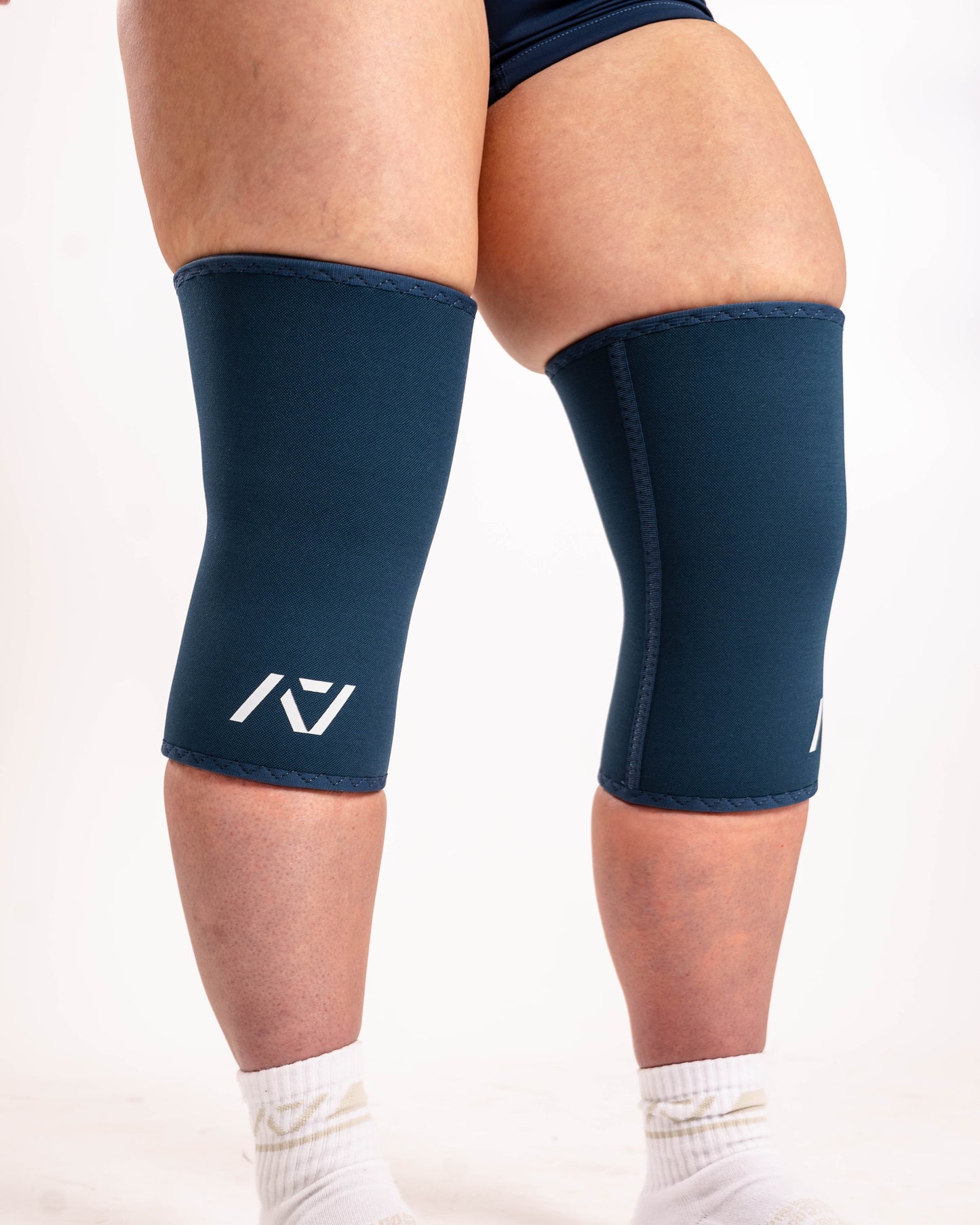 A7 IPF Approved Hourglass Knee Sleeves feature an hourglass-shaped centre taper fit to help provide knee compression while maintaining proper tightness around the calf and quad, offered in three stiffnesses (Flexi, Stiff and Rigor Mortis). Shop the full A7 Powerlifting IPF Approved Equipment collection. The IPF Approved Kit includes Powerlifting Singlet, A7 Meet Shirt, A7 Zebra Wrist Wraps and A7 Deadlift Socks. All A7 Powerlifting Equipment shipping to UK, Norway, Switzerland and Iceland.