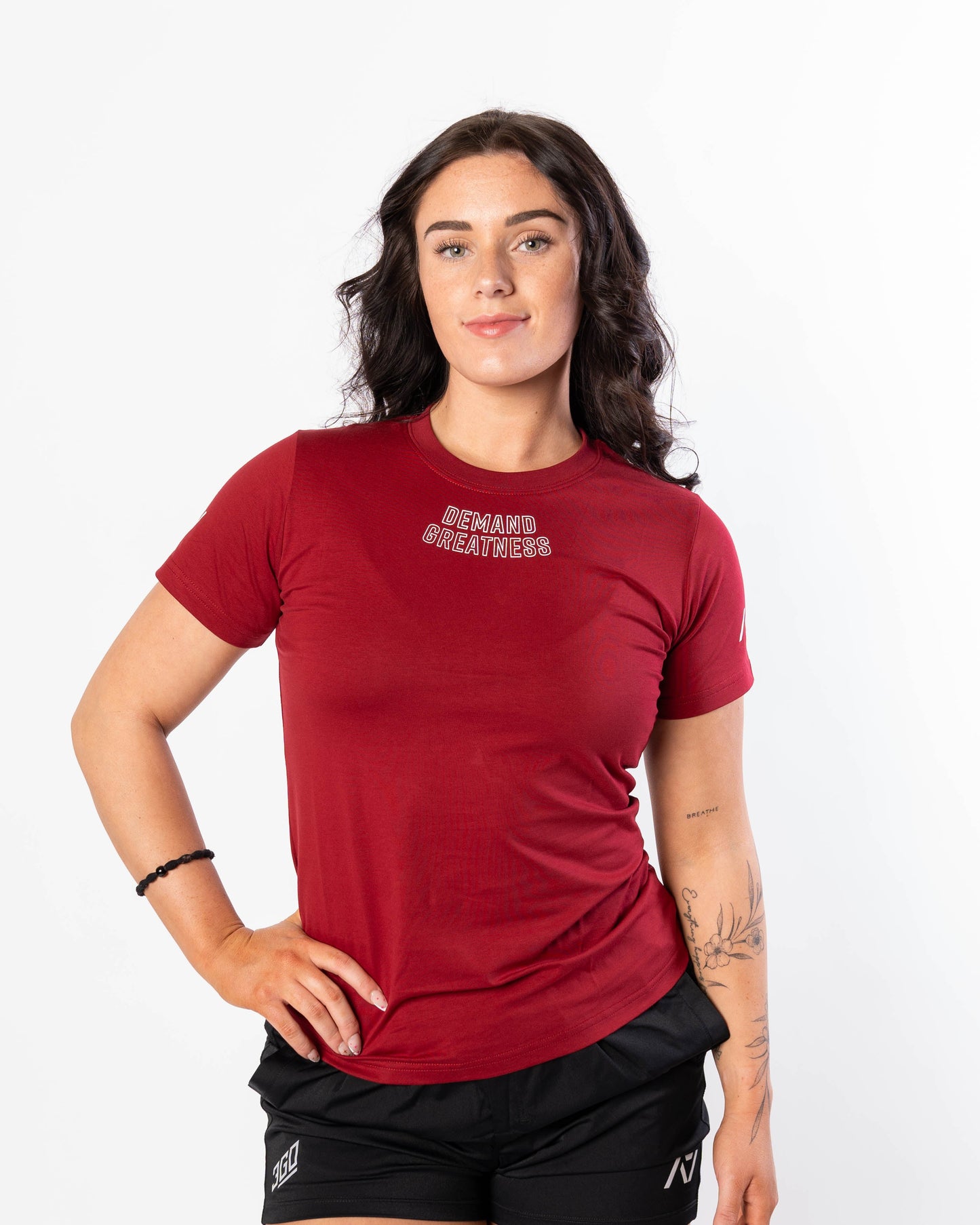 Demand Greatness True-Fit Ivory Rose is our new meet shirt design highlighting Demand Greatness with a double outline font to showcase your impact on the platform. The Shirt is IPF Approved. Shop the full A7 Powerlifting IPF Approved Equipment collection. The IPF Approved Kit includes Powerlifting Singlet, A7 Meet Shirt, A7 Zebra Wrist Wraps, A7 Deadlift Socks, Hourglass Knee Sleeves (Stiff and Rigor Mortis Knee Sleeves). All A7 Powerlifting Equipment shipping to UK, Norway, Switzerland and Iceland.