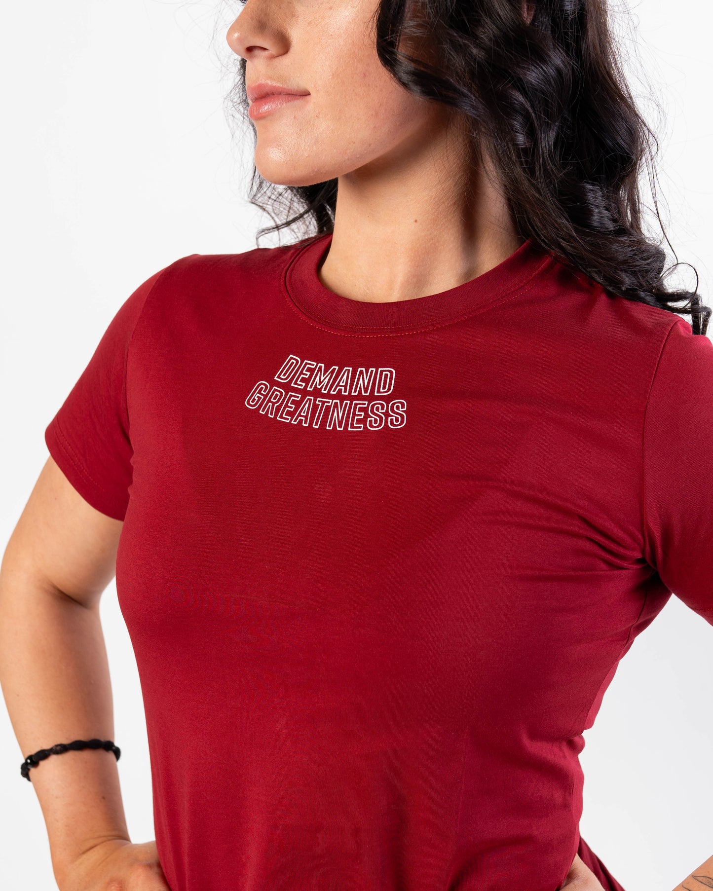 Demand Greatness True-Fit Ivory Rose is our new meet shirt design highlighting Demand Greatness with a double outline font to showcase your impact on the platform. The Shirt is IPF Approved. Shop the full A7 Powerlifting IPF Approved Equipment collection. The IPF Approved Kit includes Powerlifting Singlet, A7 Meet Shirt, A7 Zebra Wrist Wraps, A7 Deadlift Socks, Hourglass Knee Sleeves (Stiff and Rigor Mortis Knee Sleeves). All A7 Powerlifting Equipment shipping to UK, Norway, Switzerland and Iceland.