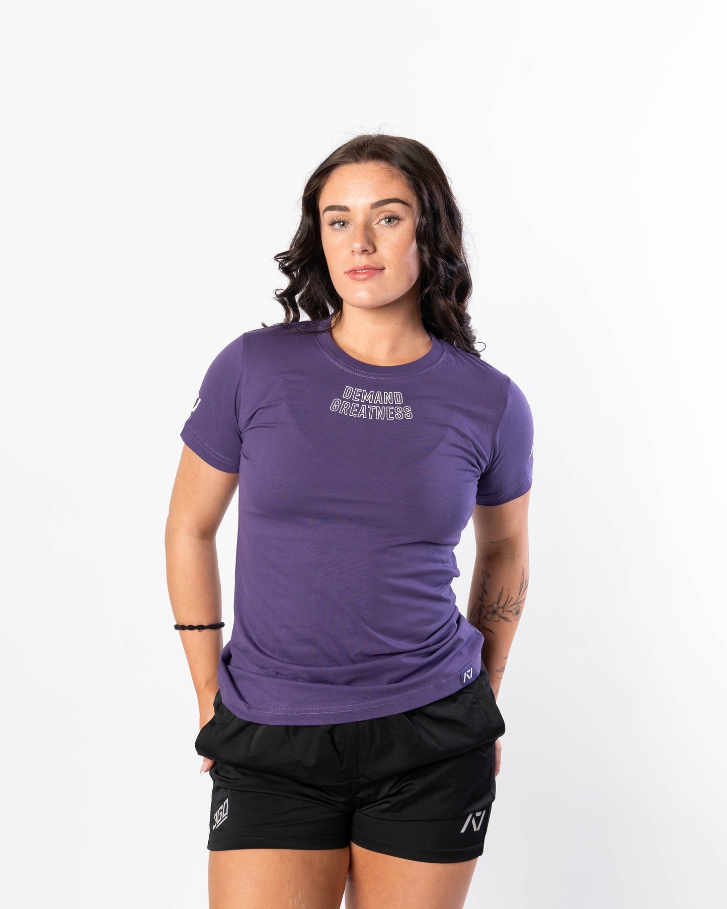 Demand Greatness True-Fit Purple is our new meet shirt design highlighting Demand Greatness with a double outline font to showcase your impact on the platform. The Shirt is IPF Approved. Shop the full A7 Powerlifting IPF Approved Equipment collection. The IPF Approved Kit includes Powerlifting Singlet, A7 Meet Shirt, A7 Zebra Wrist Wraps, A7 Deadlift Socks, Hourglass Knee Sleeves (Stiff and Rigor Mortis Knee Sleeves). All A7 Powerlifting Equipment shipping to UK, Norway, Switzerland and Iceland.