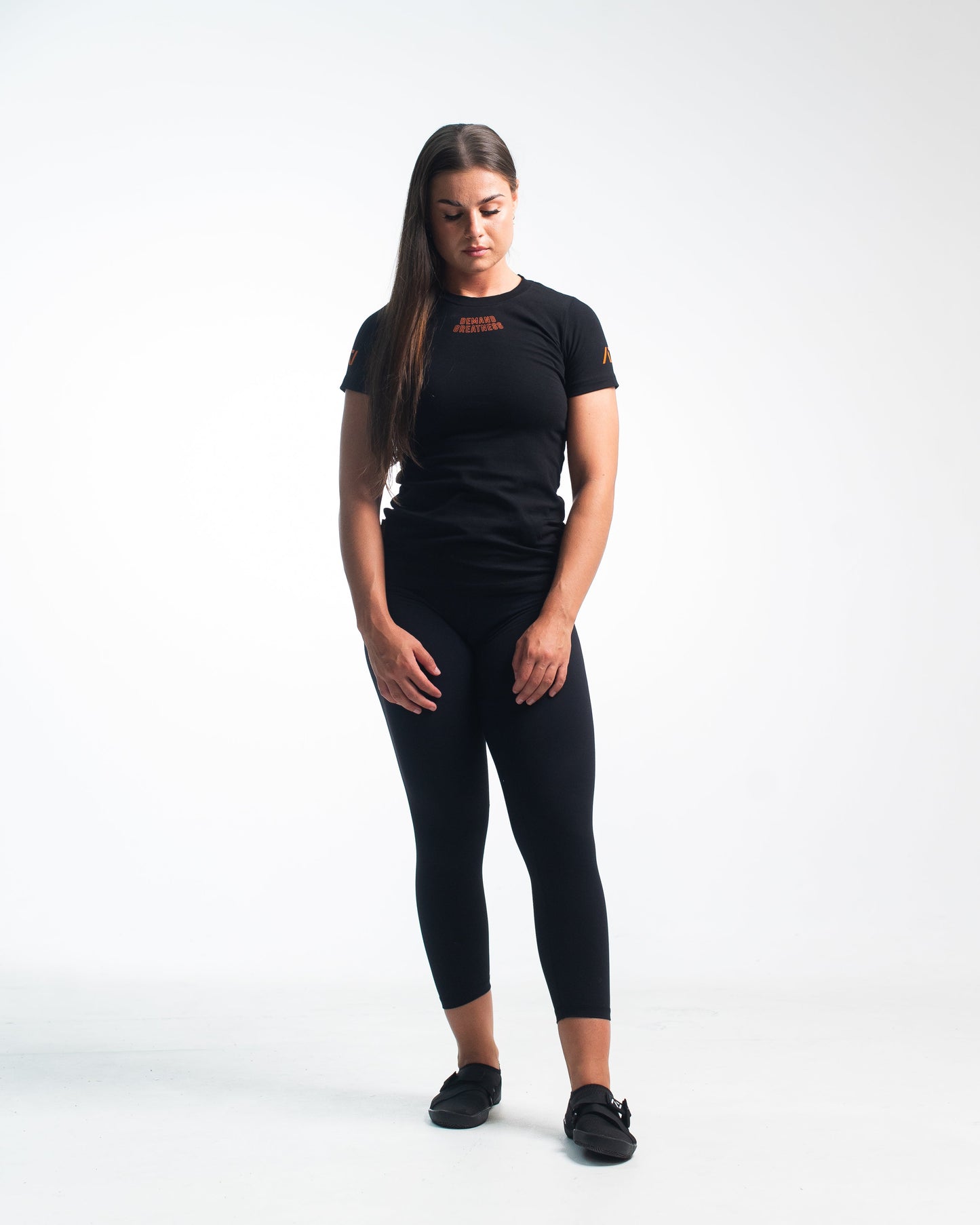 DG23 Blaze is our new meet shirt design highlighting Demand Greatness with a double outline font to showcase your impact on the platform. The DG23 Meet Shirt is IPF Approved. Shop the full A7 Powerlifting IPF Approved Equipment collection. The IPF Approved Kit includes Powerlifting Singlet, A7 Meet Shirt, A7 Zebra Wrist Wraps, A7 Deadlift Socks, Hourglass Knee Sleeves (Stiff Knee Sleeves and Rigor Mortis Knee Sleeves). All A7 Powerlifting Equipment shipping to UK, Norway, Switzerland and Iceland.