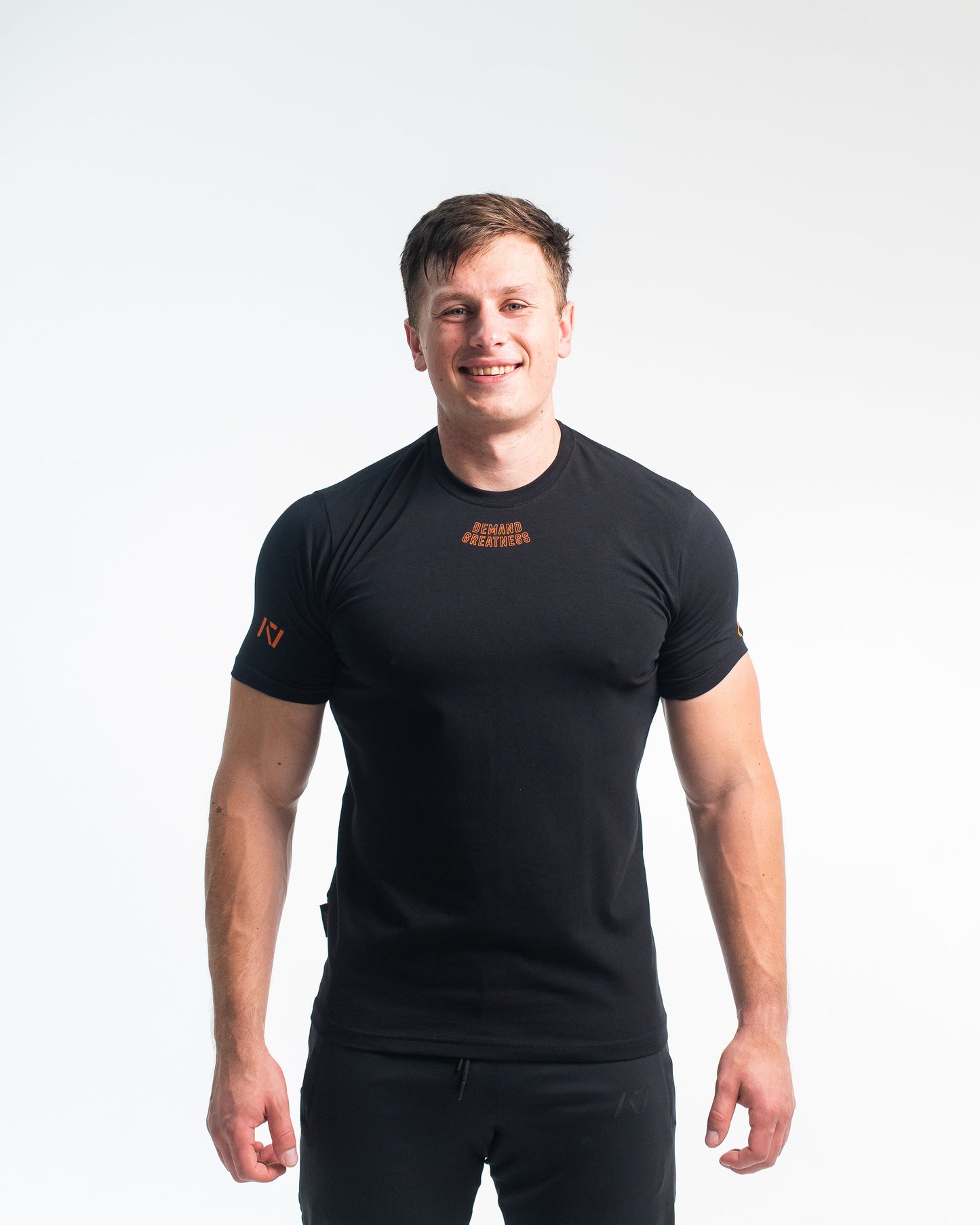 DG23 Blaze is our new meet shirt design highlighting Demand Greatness with a double outline font to showcase your impact on the platform. The DG23 Meet Shirt is IPF Approved. Shop the full A7 Powerlifting IPF Approved Equipment collection. The IPF Approved Kit includes Powerlifting Singlet, A7 Meet Shirt, A7 Zebra Wrist Wraps, A7 Deadlift Socks, Hourglass Knee Sleeves (Stiff Knee Sleeves and Rigor Mortis Knee Sleeves). All A7 Powerlifting Equipment shipping to UK, Norway, Switzerland and Iceland.