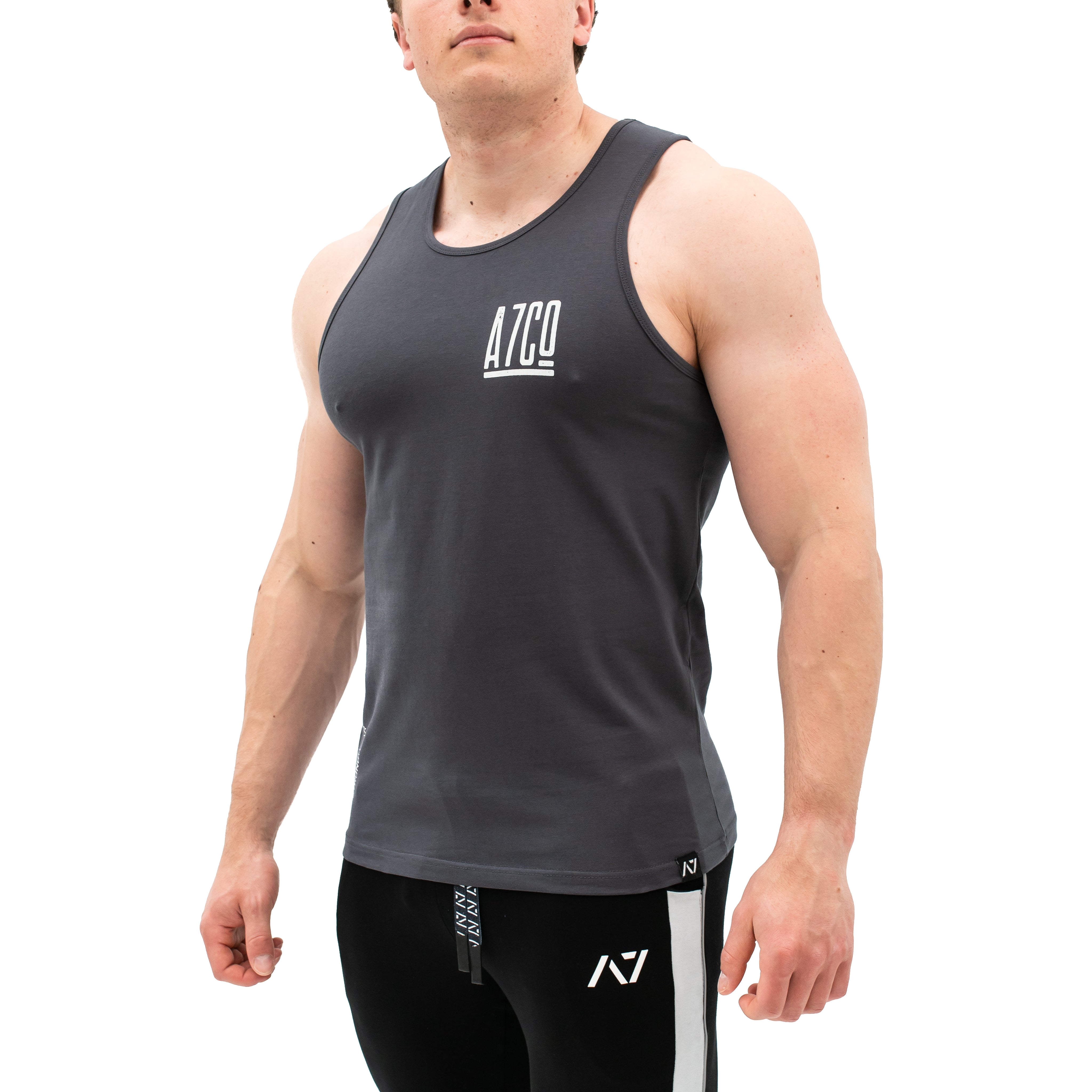 Mens sleeveless hot sale tops uk