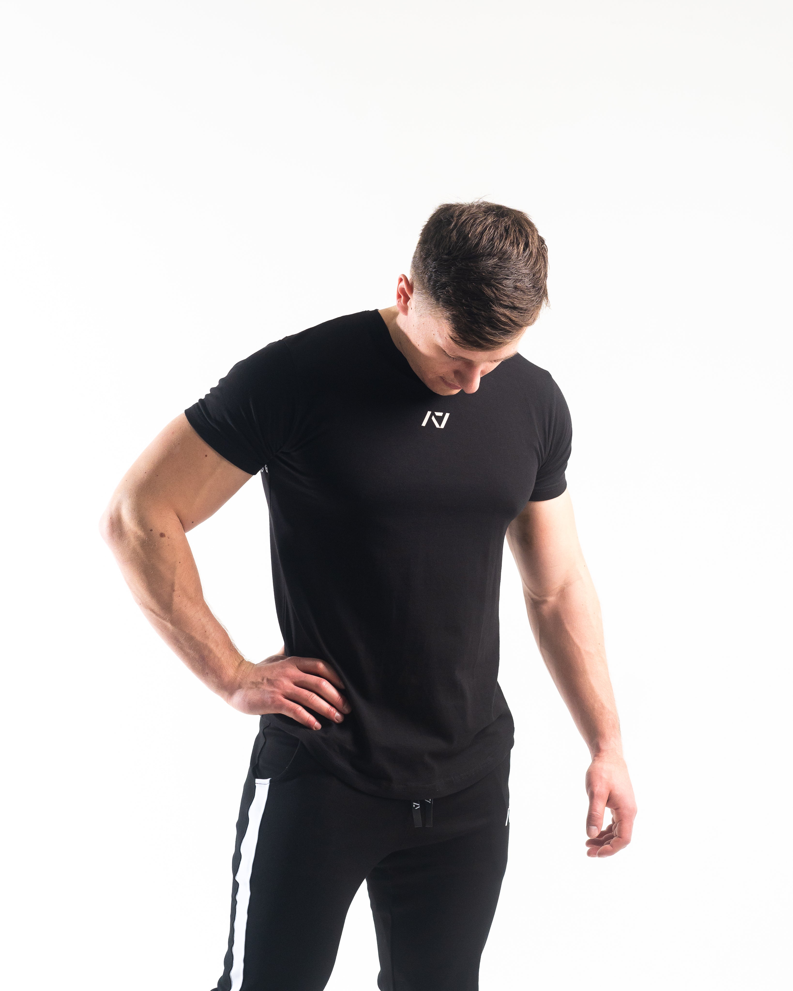 Stealth is our classic black on black shirt design. With the Stealth shirt you can be noticed, yet still, be able to be subtle. With the Stealth Bar Grip Shirt you can be noticed, yet still, be able to be subtle. The A7 silicone bar grip helps with slippery commercial benches and bars and anchors the barbell to your back. All A7 Powerlifting Equipment shipping to UK, Norway, Switzerland and Iceland.