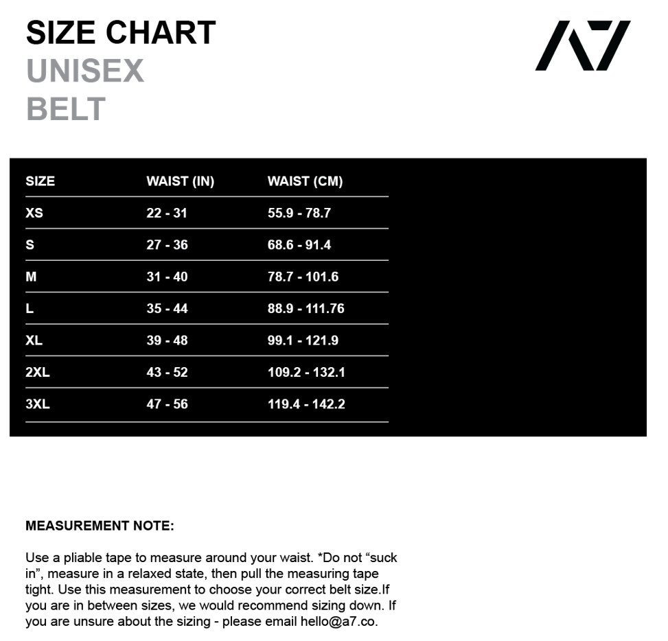 The A7 Lever belt is IPF Approved and is great for powerlifting and strongman. Purchase this powerlifting belts from A7 UK. Purchase Powerlifting Belts from A7 UK. Best Weightlifting belts shipping to UK and Europe from A7 UK. Pioneer lever weightlifting belt. The best Powerlifting apparel for all your workouts. This A7 Pioneer Cut Prong belt is the perfect piece of equipment to finish off your IPF Approved Kit.