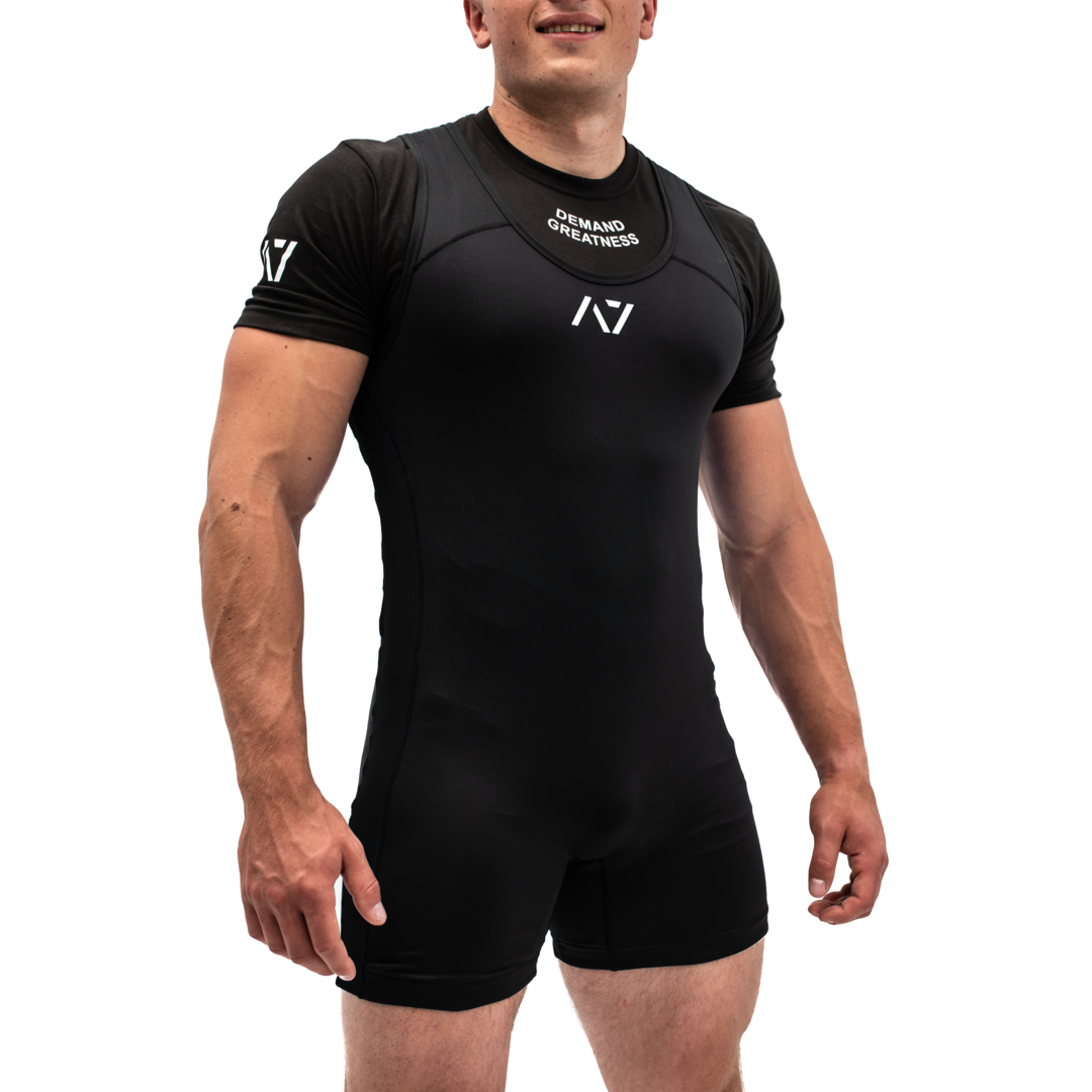 A7 FITNESS シングレットMサイズ A7 Singlet - Black - IPF Approved | A7 UK Shipping to UK and Europe
