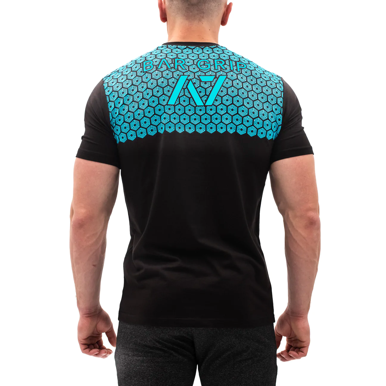 The Lift Bar Grip Shirt reminds us of our focus in workouts – to Lift Barbells! The design features a fun pop of colour on the dark background. The Lift Bar Grip Shirt is great for powerlifters. Purchase Lift Bar Grip from A7 UK and A7 Europe. The silicone grip helps with slippery commercial benches and bars and anchors the barbell to your back. A7UK has the best Powerlifting apparel for all workouts. Available in UK and Europe including France, Italy, Germany, the Netherlands, Sweden and Poland.