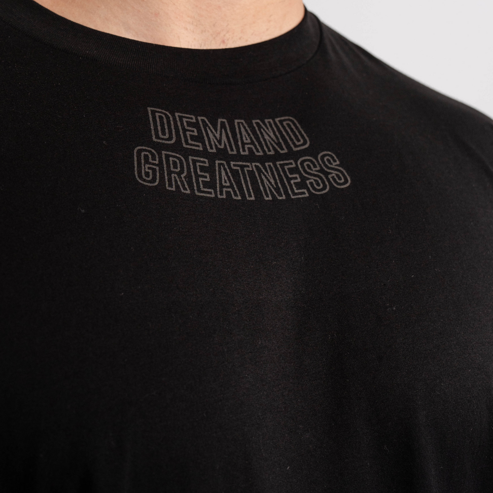 
                      
                        Demand Greatness True-Fit Shadow Stone is our new meet shirt design highlighting Demand Greatness with a double outline font to showcase your impact on the platform. The Shirt is IPF Approved. Shop the full A7 Powerlifting IPF Approved Equipment collection. The IPF Approved Kit includes Powerlifting Singlet, A7 Meet Shirt, A7 Zebra Wrist Wraps, A7 Deadlift Socks, Hourglass Knee Sleeves (Stiff and Rigor Mortis Knee Sleeves). All A7 Powerlifting Equipment shipping to UK, Norway, Switzerland and Iceland.
                      
                    