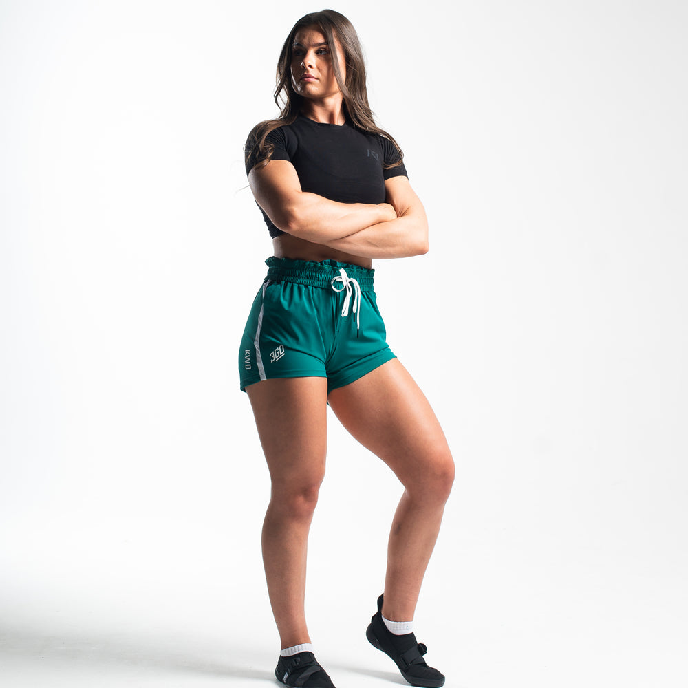 
                      
                        360GO was created to provide the flexibility for all movements in your training while offering comfort. These shorts offer 360 degrees of stretch in all angles and allow you to remain comfortable without limiting any movement in both training and life environments. Designed with a wide drawstring to easily adjust your waist without slipping. Purchase 360GO KWD Squat Shorts from A7 UK. All A7 Powerlifting Equipment shipping to UK, Norway, Switzerland and Iceland.
                      
                    