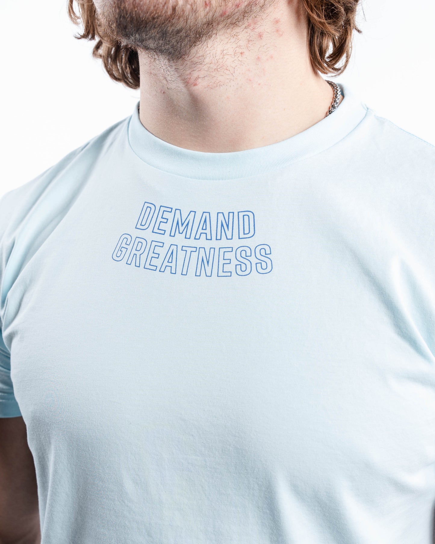 Demand Greatness True-Fit Cyanite is our new meet shirt design highlighting Demand Greatness with a double outline font to showcase your impact on the platform. The Shirt is IPF Approved. Shop the full A7 Powerlifting IPF Approved Equipment collection. The IPF Approved Kit includes Powerlifting Singlet, A7 Meet Shirt, A7 Zebra Wrist Wraps, A7 Deadlift Socks, Hourglass Knee Sleeves (Stiff and Rigor Mortis Knee Sleeves). All A7 Powerlifting Equipment shipping to UK, Norway, Switzerland and Iceland.