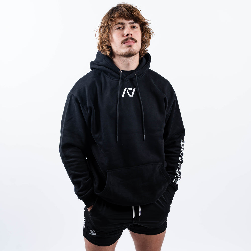 DG Sleeve Non Bar Grip Hoodie - Black