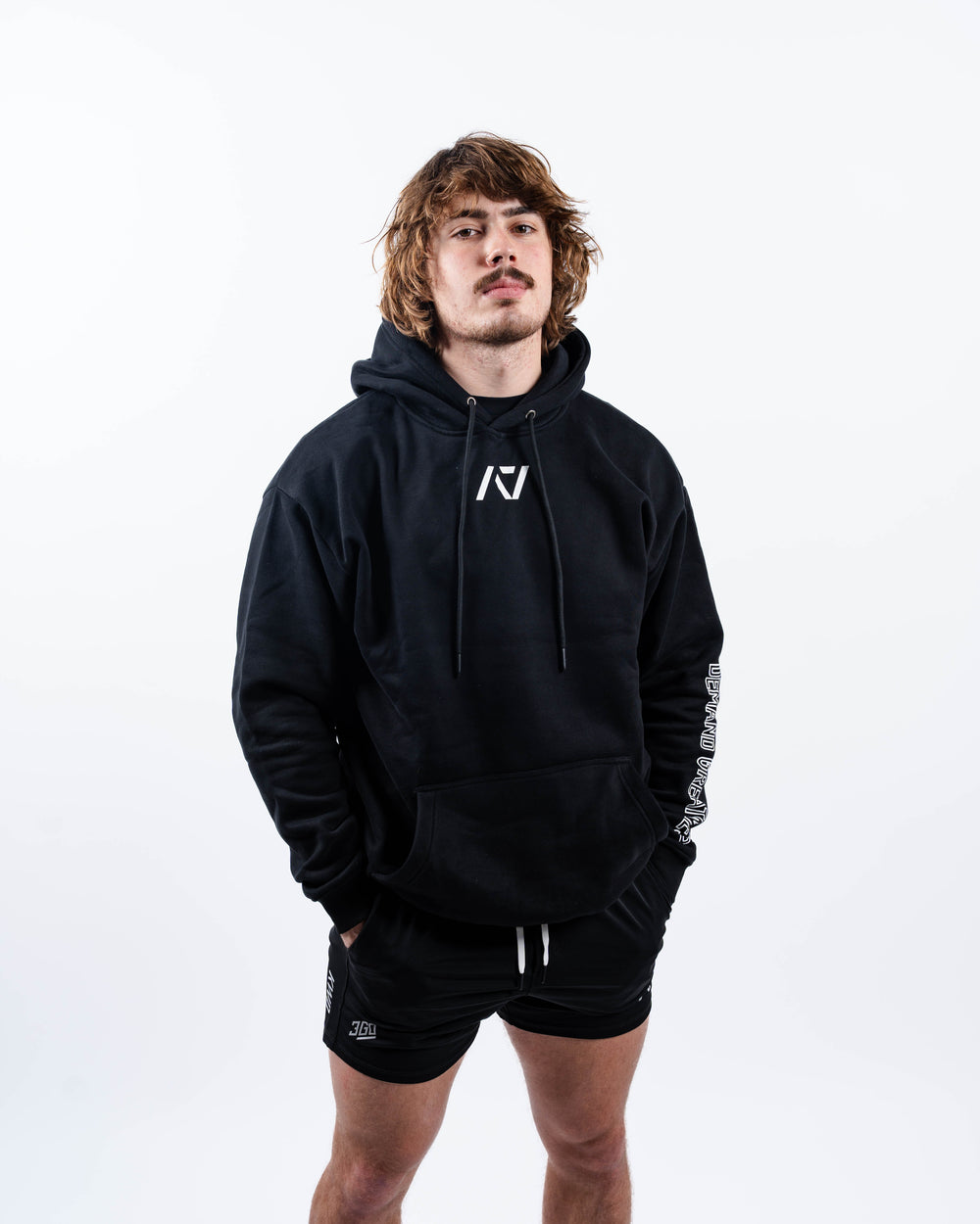 DG Sleeve Non Bar Grip Hoodie - Black