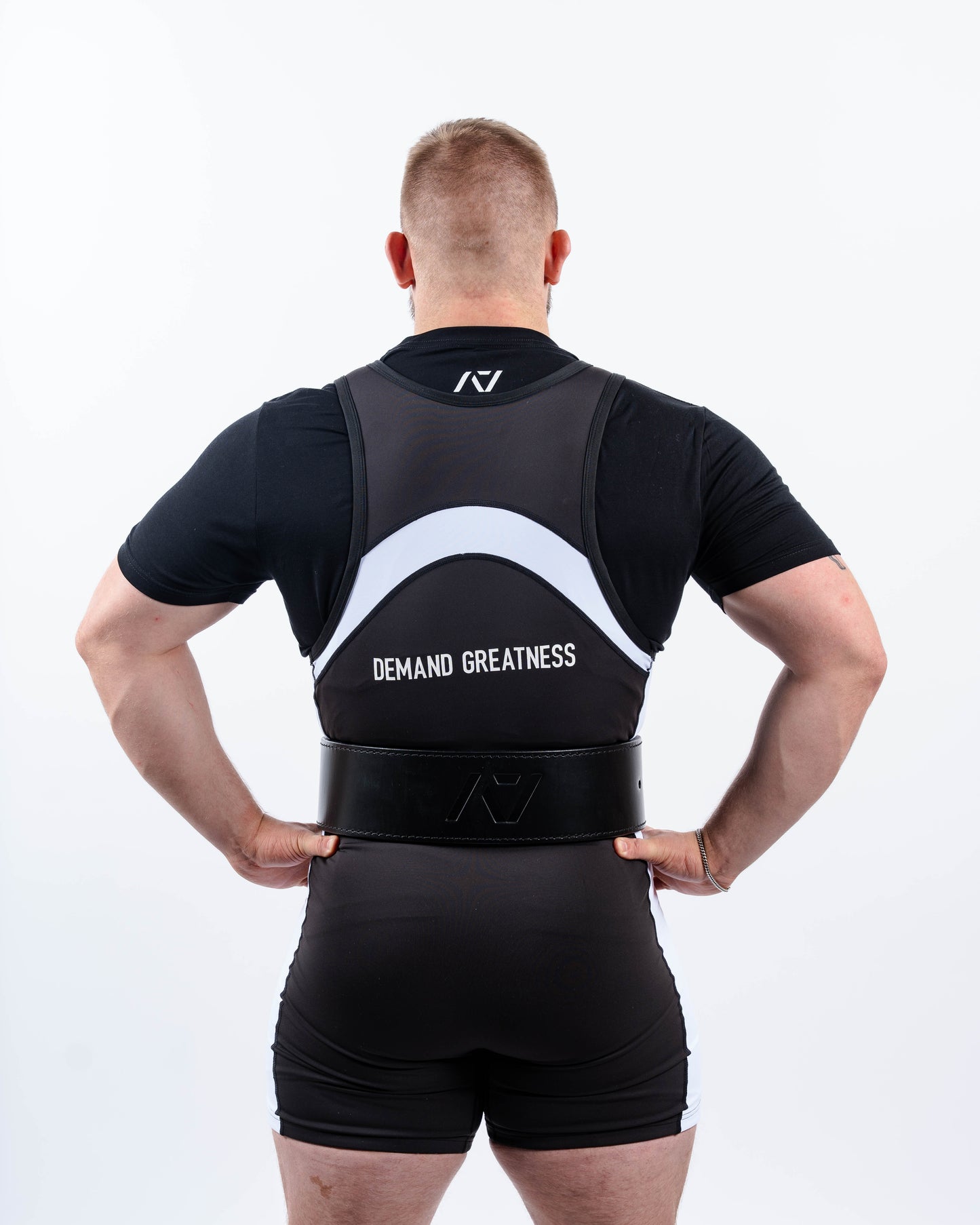 A7 IPF Approved Domino Rausch singlet features extra lat mobility, side panel stitching to guide the squat depth level and curved panel design for a slimming look. The IPF Approved Kit includes Rausch Powerlifting Singlet, A7 Meet Shirt, A7 Zebra Wrist Wraps, A7 Deadlift Socks, Hourglass Knee Sleeves (Stiff and Rigor Mortis Knee Sleeves). All A7 Powerlifting Equipment shipping to UK, Norway, Switzerland and Iceland.