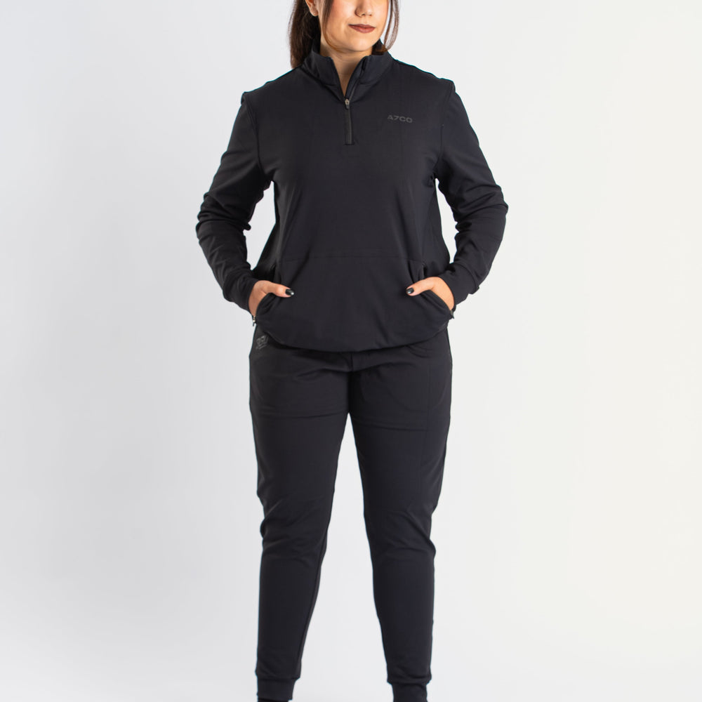 
                      
                        Cobra Quarter Zip Jacket offers unmatched comfort, and style for all strength athletes. The moisture-wicking fabric keeps you dry and comfortable in and out the gym. Featuring a quarter zip cut with durable YKK zippers, this jacket is built for both functionality and style. Designed with a unisex fit, it pairs perfectly with our matching Cobra 360Go 1Z Joggers and Shorts. All A7 Powerlifting Equipment shipping to UK, Norway, Switzerland and Iceland.
                      
                    