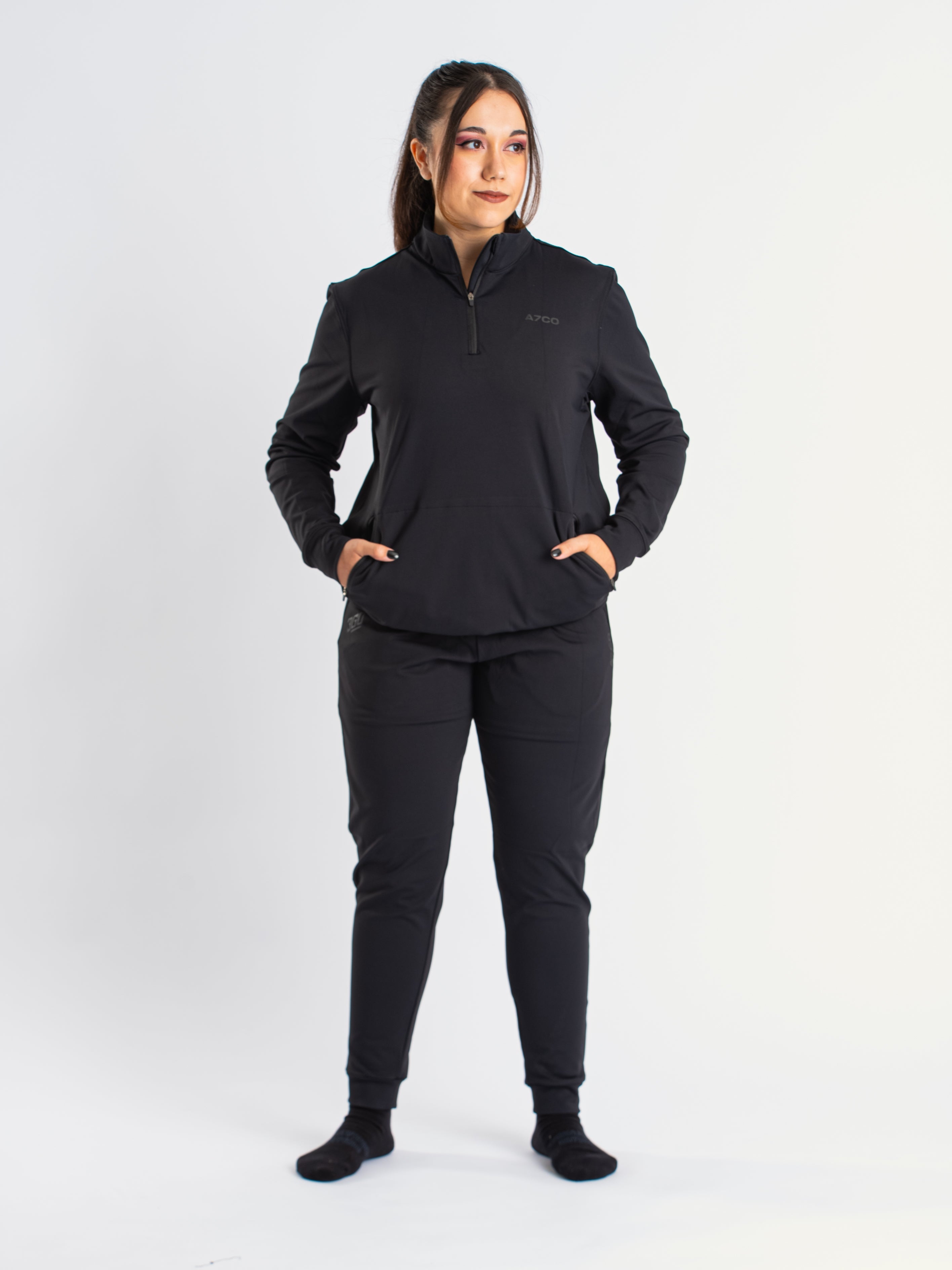 Cobra Quarter Zip Jacket offers unmatched comfort, and style for all strength athletes. The moisture-wicking fabric keeps you dry and comfortable in and out the gym. Featuring a quarter zip cut with durable YKK zippers, this jacket is built for both functionality and style. Designed with a unisex fit, it pairs perfectly with our matching Cobra 360Go 1Z Joggers and Shorts. All A7 Powerlifting Equipment shipping to UK, Norway, Switzerland and Iceland.