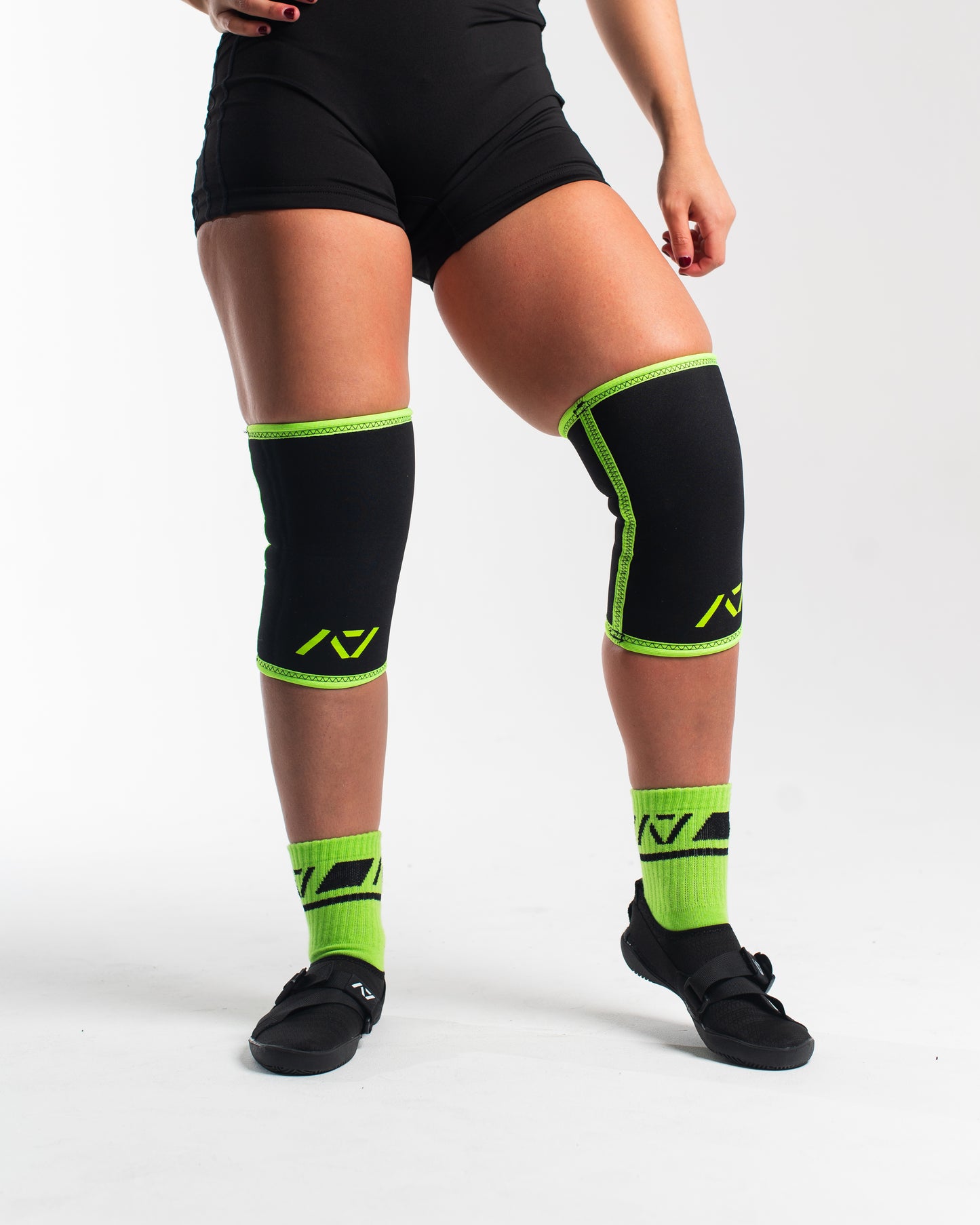 A7 IPF Approved Hourglass Knee Sleeves feature an hourglass-shaped centre taper fit to help provide knee compression while maintaining proper tightness around the calf and quad, offered in three stiffnesses (Flexi, Stiff and Rigor Mortis). Shop the full A7 Powerlifting IPF Approved Equipment collection. The IPF Approved Kit includes Powerlifting Singlet, A7 Meet Shirt, A7 Zebra Wrist Wraps and A7 Deadlift Socks. All A7 Powerlifting Equipment shipping to UK, Norway, Switzerland and Iceland.