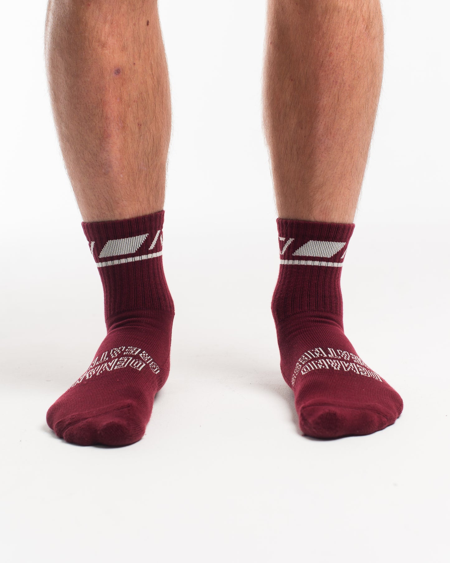 Crew Socks - Ivory Rose