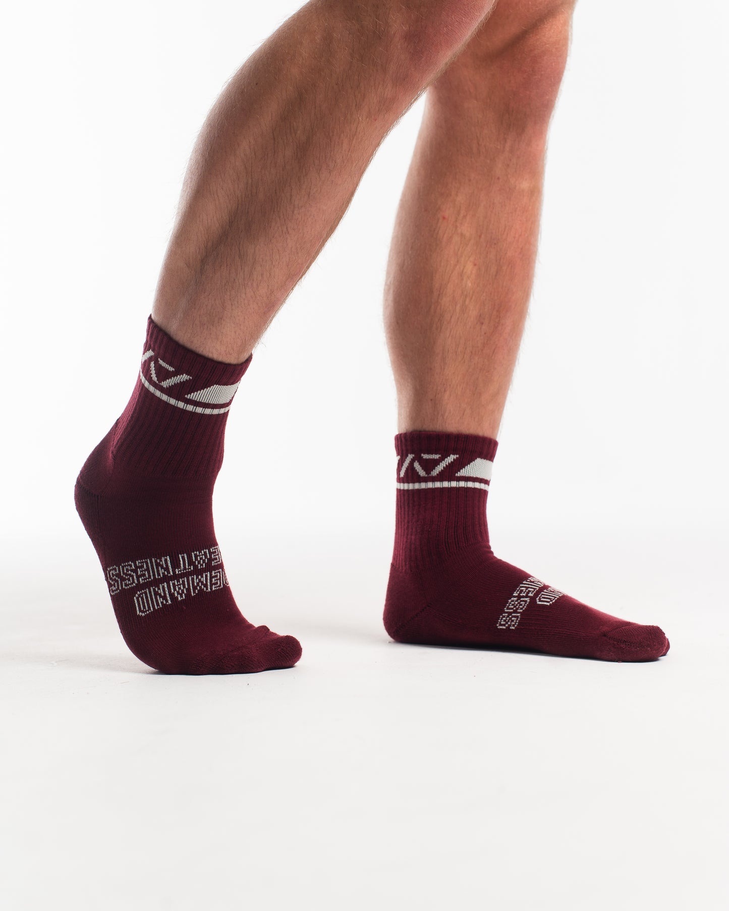 Crew Socks - Ivory Rose