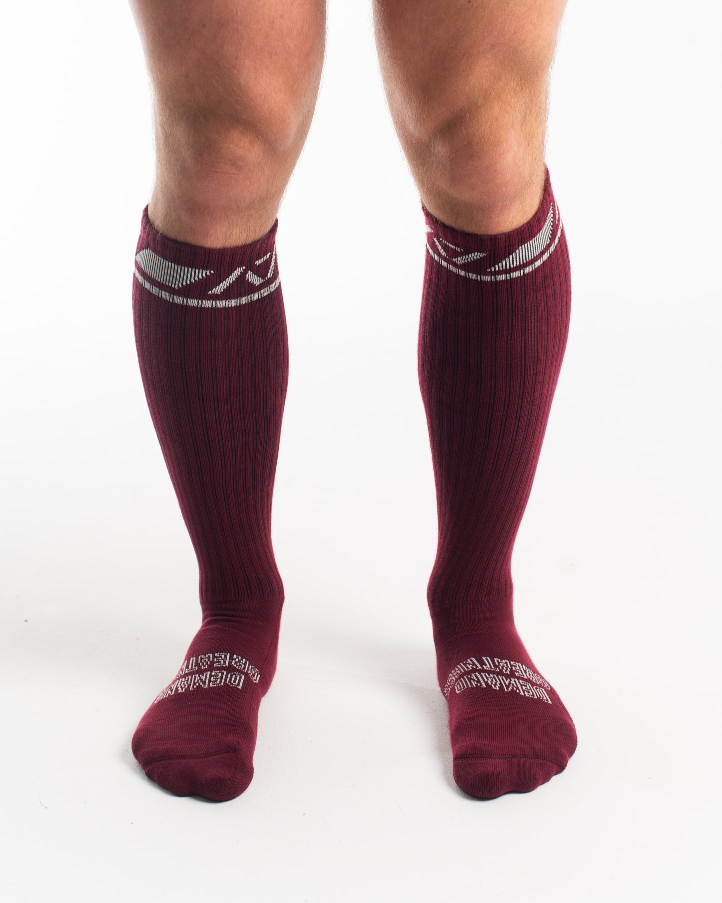 Deadlift Socks - Ivory Rose