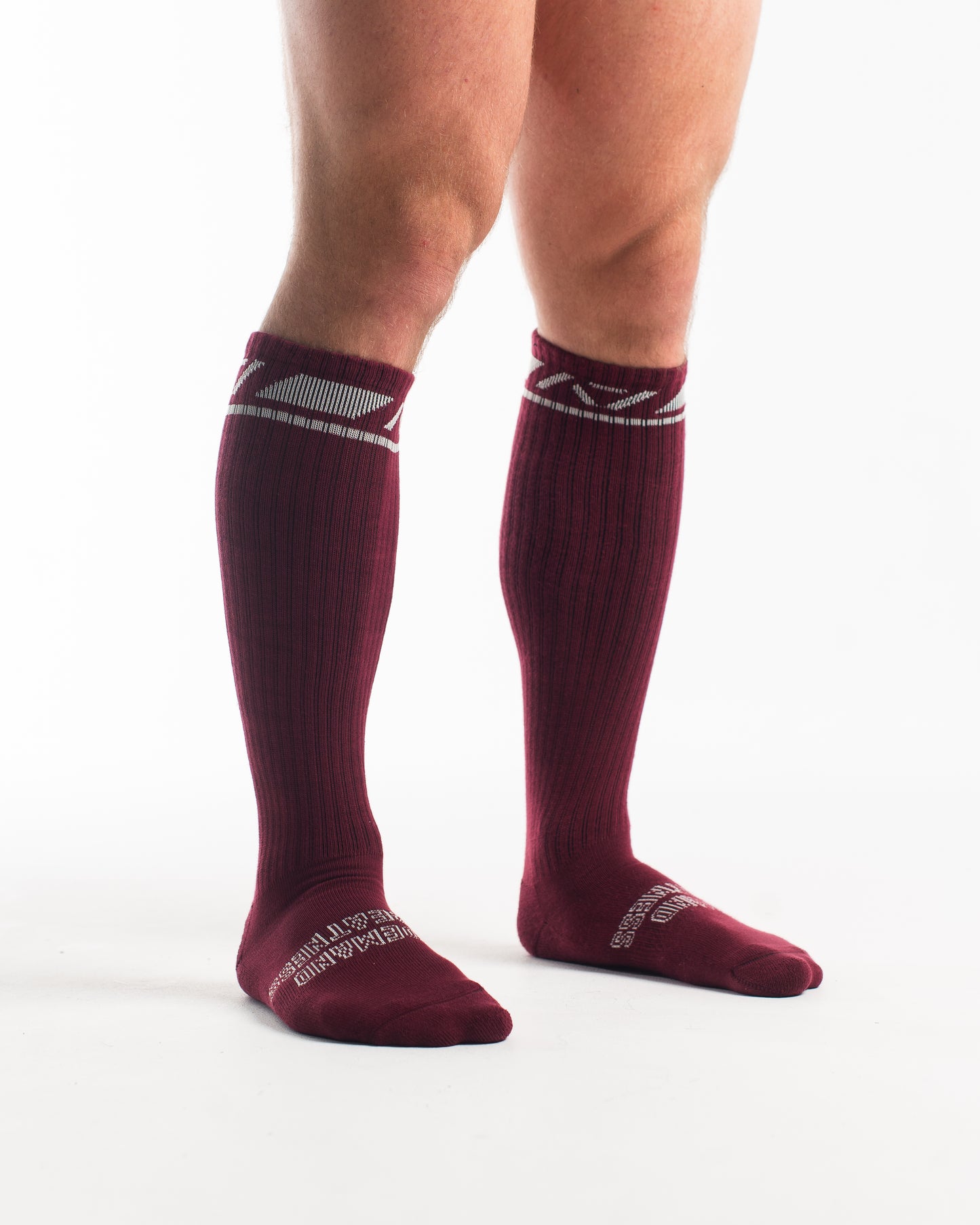 Deadlift Socks - Ivory Rose