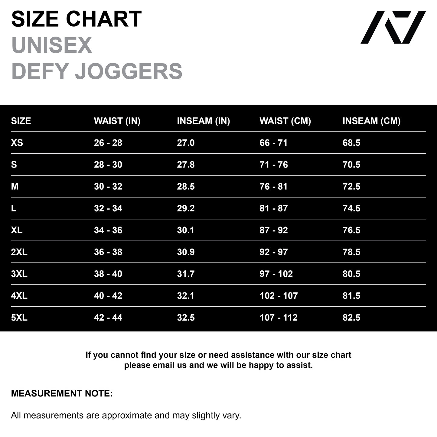 Defy Joggers - RWB (Unisex)