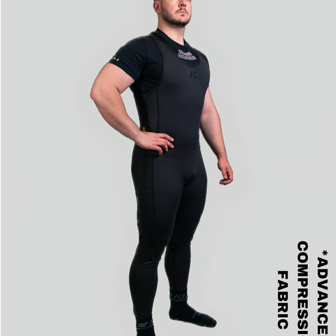 Rausch Men's Long Legged Singlet - IPF Approved - Stealth