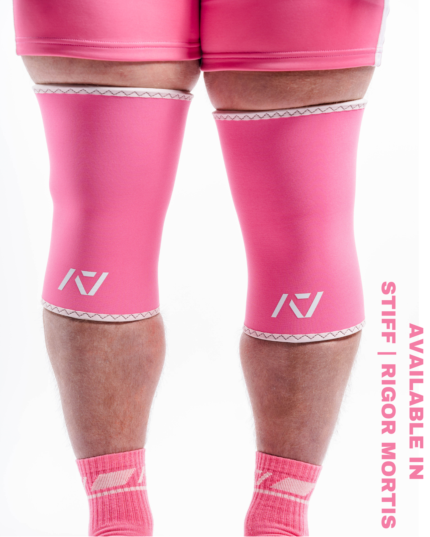 A7 IPF Approved Hourglass Knee Sleeves feature an hourglass-shaped centre taper fit to help provide knee compression while maintaining proper tightness around the calf and quad, offered in three stiffnesses (Flexi, Stiff and Rigor Mortis). Shop the full A7 Powerlifting IPF Approved Equipment collection. The IPF Approved Kit includes Powerlifting Singlet, A7 Meet Shirt, A7 Zebra Wrist Wraps and A7 Deadlift Socks. All A7 Powerlifting Equipment shipping to UK, Norway, Switzerland and Iceland.