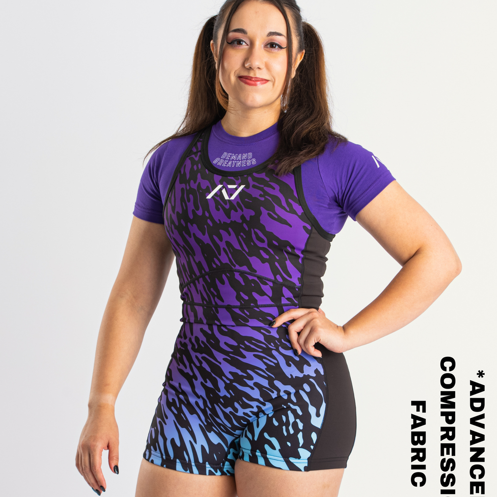 
                      
                        Our IPF APPROVED Rausch Singlets are designed to support the strength and power of an lifter. A racerback design with advanced compression fabric provides powerlifters ultimate support whilst on the platform. IPF Approved Kit includes Rausch Powerlifting Singlet, A7 Meet Shirt, A7 Zebra Wrist Wraps, A7 Deadlift Socks, Hourglass Knee Sleeves (Stiff Knee Sleeves and Rigor Mortis Knee Sleeves). All A7 Powerlifting Equipment shipping to UK, Norway, Switzerland and Iceland.
                      
                    