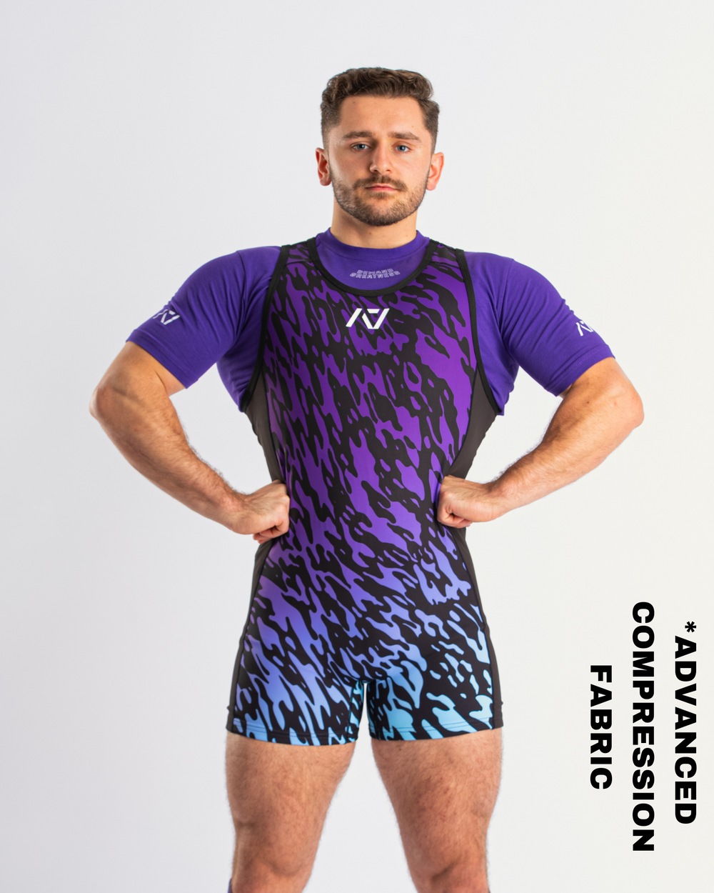 Our IPF APPROVED Rausch Singlets are designed to support the strength and power of an lifter. A racerback design with advanced compression fabric provides powerlifters ultimate support whilst on the platform. IPF Approved Kit includes Rausch Powerlifting Singlet, A7 Meet Shirt, A7 Zebra Wrist Wraps, A7 Deadlift Socks, Hourglass Knee Sleeves (Stiff Knee Sleeves and Rigor Mortis Knee Sleeves). All A7 Powerlifting Equipment shipping to UK, Norway, Switzerland and Iceland.