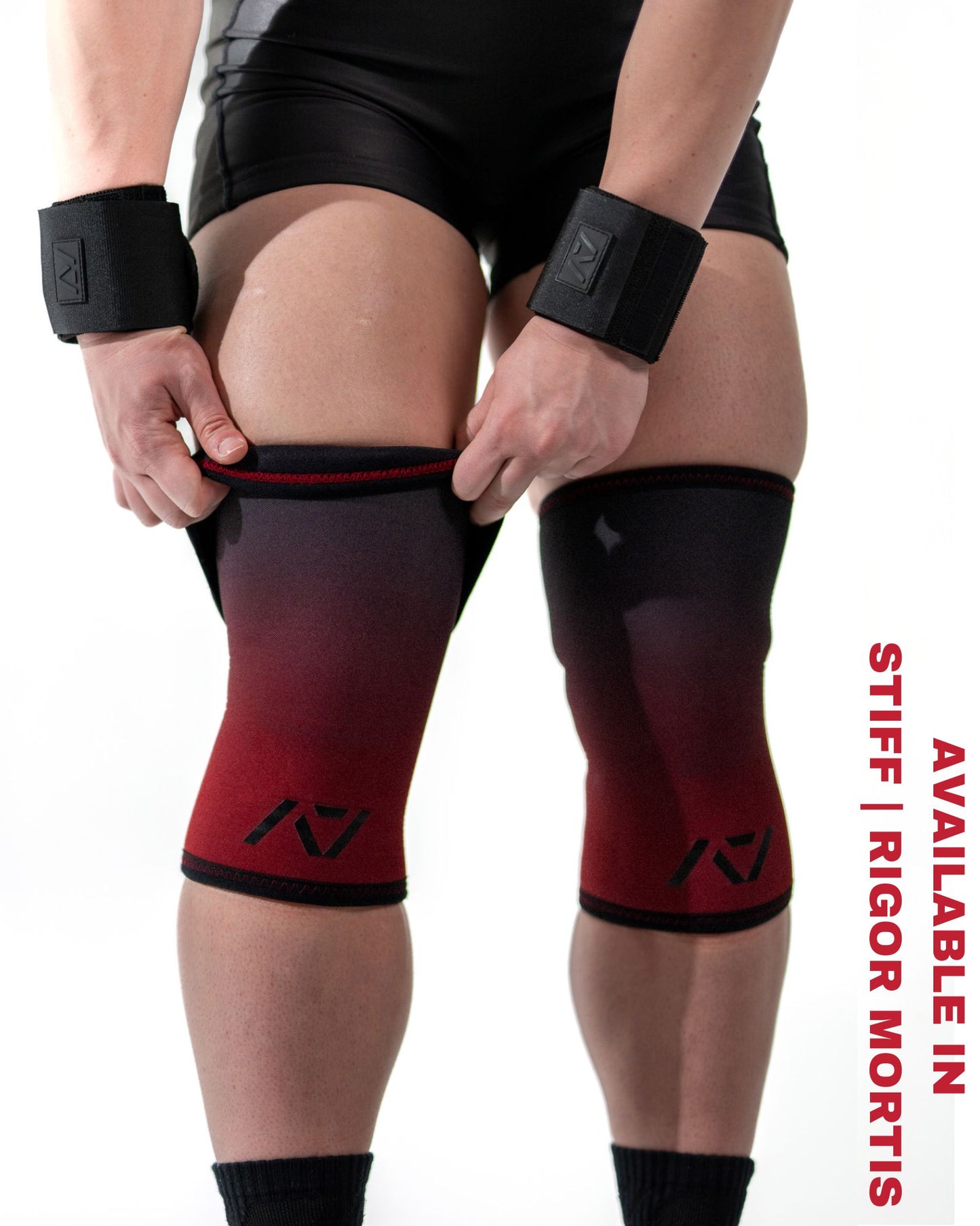 A7 IPF Approved Hourglass Knee Sleeves feature an hourglass-shaped centre taper fit to help provide knee compression while maintaining proper tightness around the calf and quad, offered in three stiffnesses (Flexi, Stiff and Rigor Mortis). Shop the full A7 Powerlifting IPF Approved Equipment collection. The IPF Approved Kit includes Powerlifting Singlet, A7 Meet Shirt, A7 Zebra Wrist Wraps and A7 Deadlift Socks. All A7 Powerlifting Equipment shipping to UK, Norway, Switzerland and Iceland.