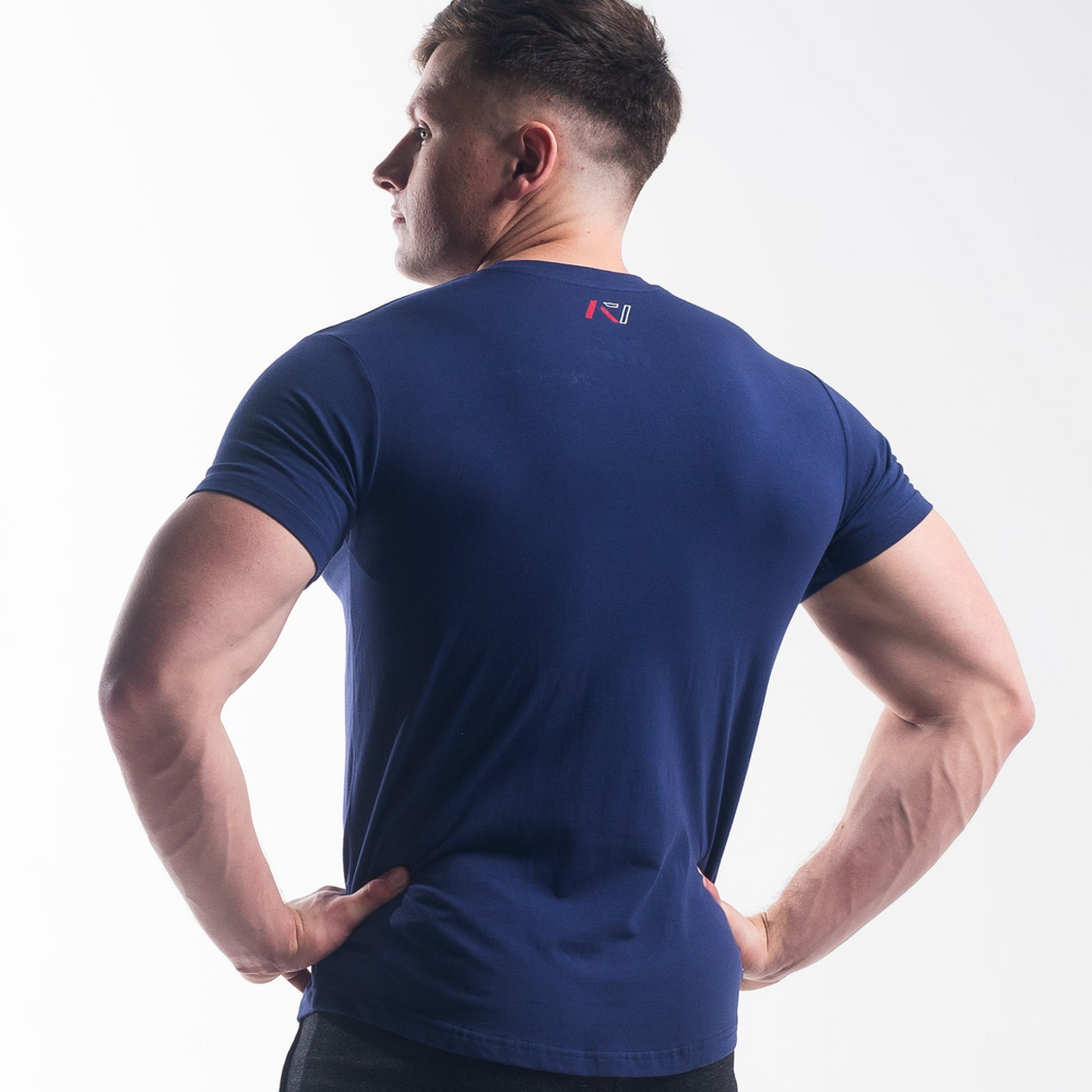 Night Light RWB Wave Non Bar Grip Shirt features one of our favorite designs that showcases your patriotic spirit with our Red White and Blue colour palette! All A7 Powerlifting Equipment shipping to UK, Norway, Switzerland and Iceland.