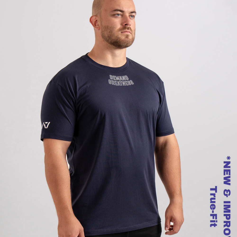 
                      
                        Demand Greatness True-Fit Men's Meet Shirt - IPF Approved - Night Light
                      
                    