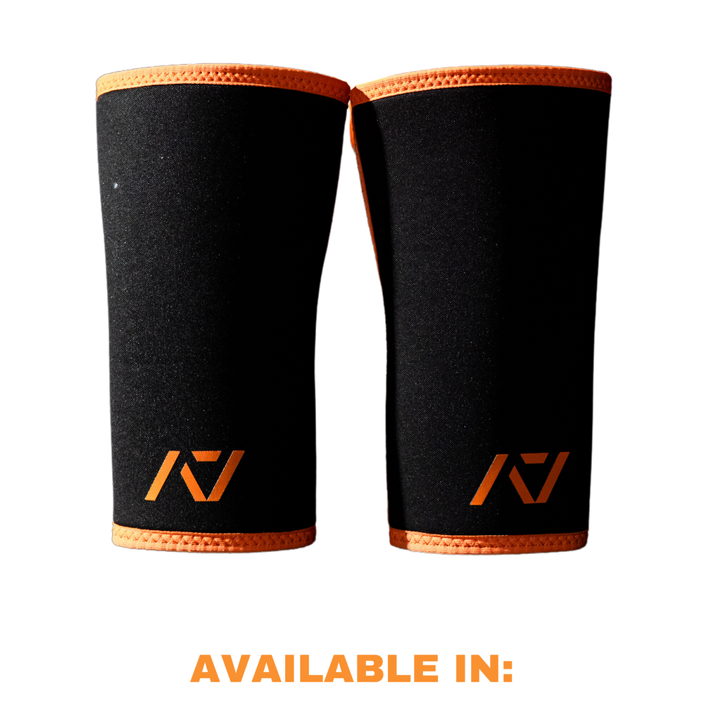 A7 IPF Approved Hourglass Knee Sleeves feature an hourglass-shaped centre taper fit to help provide knee compression while maintaining proper tightness around the calf and quad, offered in three stiffnesses (Flexi, Stiff and Rigor Mortis). Shop the full A7 Powerlifting IPF Approved Equipment collection. The IPF Approved Kit includes Powerlifting Singlet, A7 Meet Shirt, A7 Zebra Wrist Wraps and A7 Deadlift Socks. All A7 Powerlifting Equipment shipping to UK, Norway, Switzerland and Iceland.