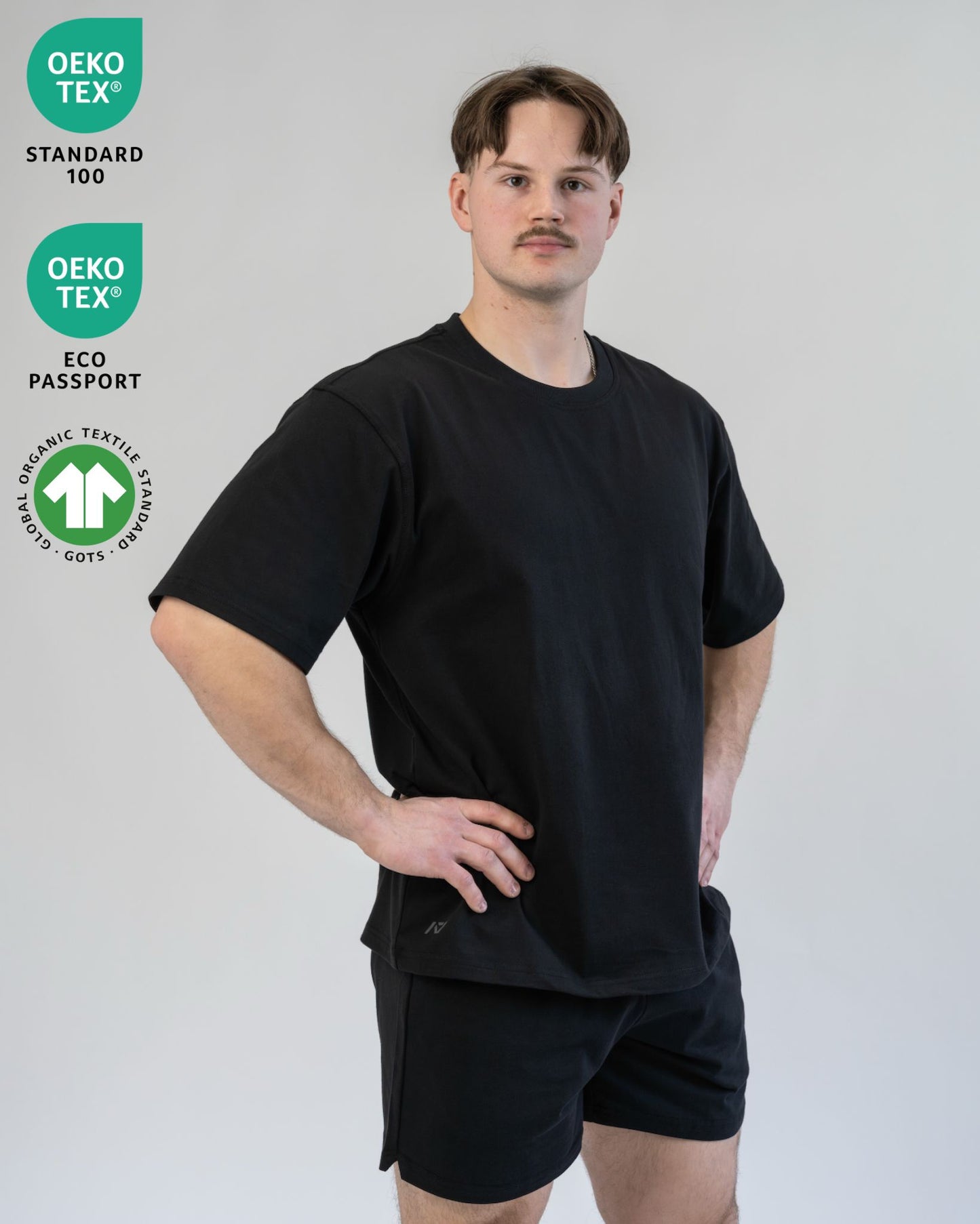 Demanding Greatness in every project we pursue. We went the extra mile to offer TRUE Organic Apparel; not just in the fabric or the dye, but in every detail in between. Our certifications reflect this commitment: GOTS ensures our fabrics are made from 100% genuine organic cotton, and OEKO-TEX guarantees that our dyes and printed artwork are free from harmful substances and chemicals throughout the entire production process. All A7 Powerlifting Equipment shipping to UK, Norway, Switzerland and Iceland.