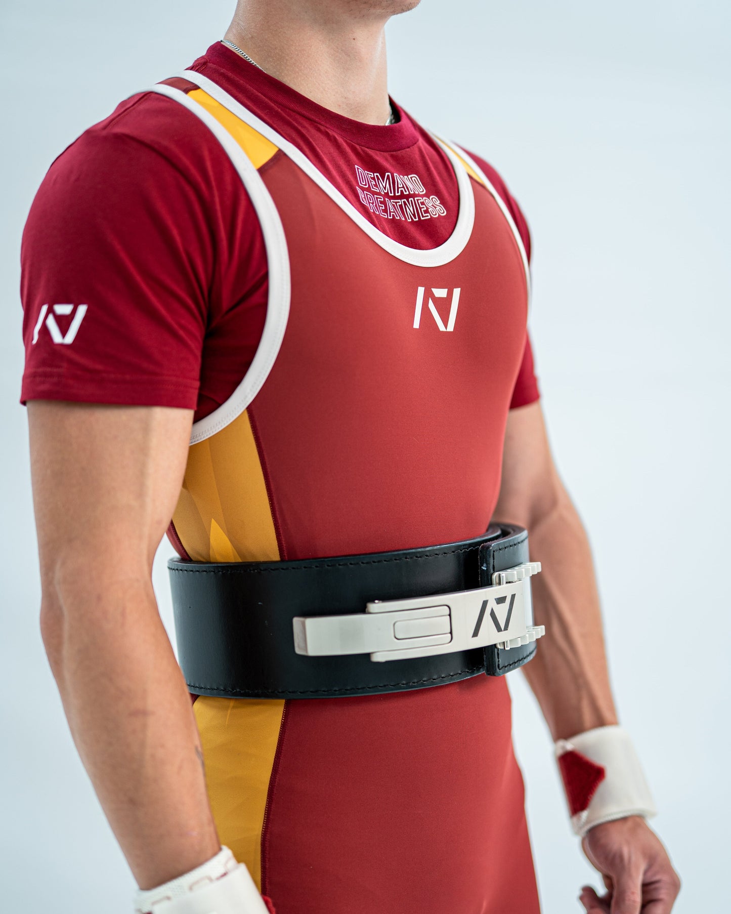 Our IPF APPROVED Rausch Singlets are designed to support the strength and power of an lifter.  A racerback design with advanced compression fabric provides powerlifters ultimate support whilst on the platform. IPF Approved Kit includes Rausch Powerlifting Singlet, A7 Meet Shirt, A7 Zebra Wrist Wraps, A7 Deadlift Socks, Hourglass Knee Sleeves (Stiff Knee Sleeves and Rigor Mortis Knee Sleeves). All A7 Powerlifting Equipment shipping to UK, Norway, Switzerland and Iceland.