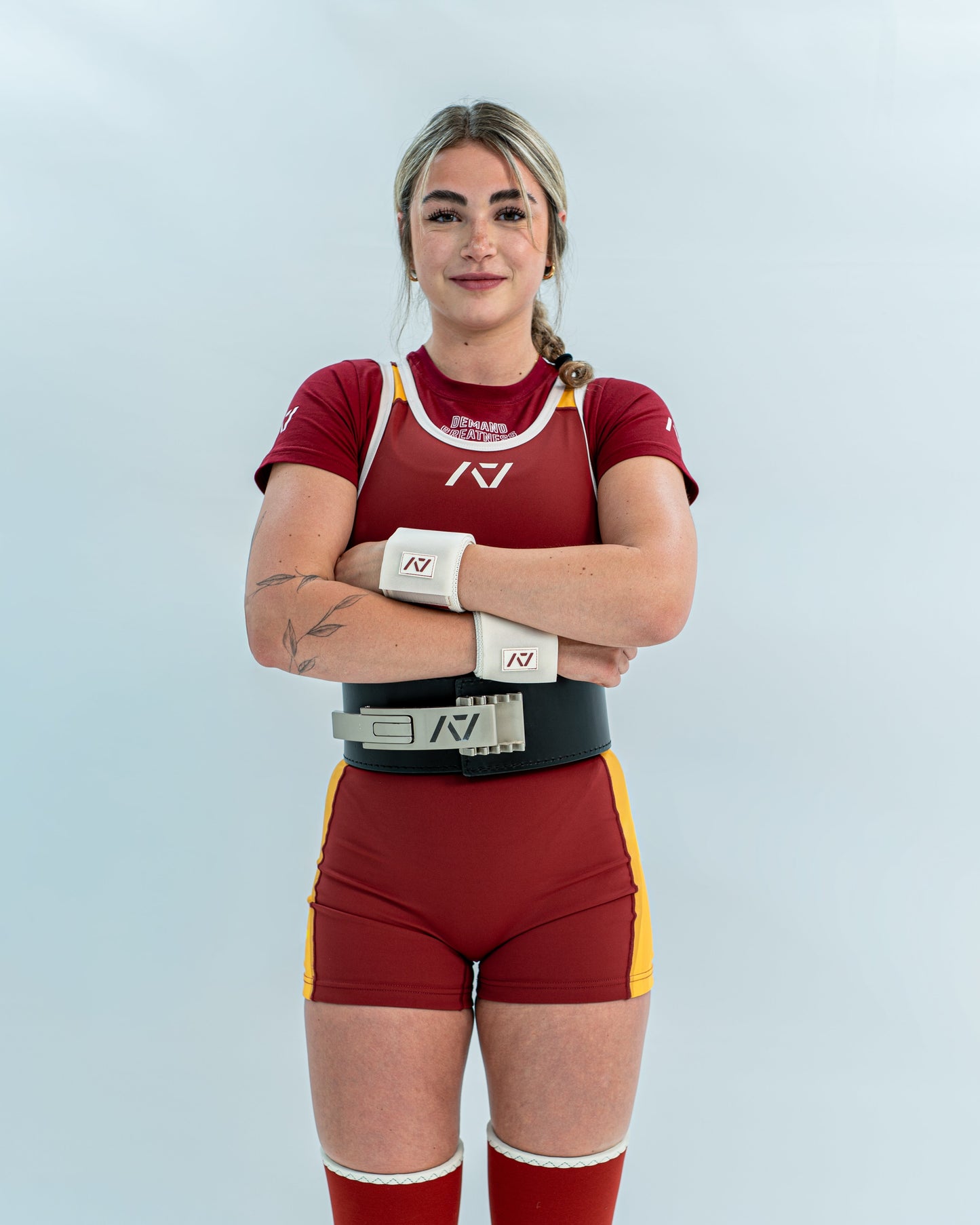 Our IPF APPROVED Rausch Singlets are designed to support the strength and power of an lifter.  A racerback design with advanced compression fabric provides powerlifters ultimate support whilst on the platform. IPF Approved Kit includes Rausch Powerlifting Singlet, A7 Meet Shirt, A7 Zebra Wrist Wraps, A7 Deadlift Socks, Hourglass Knee Sleeves (Stiff Knee Sleeves and Rigor Mortis Knee Sleeves). All A7 Powerlifting Equipment shipping to UK, Norway, Switzerland and Iceland.
