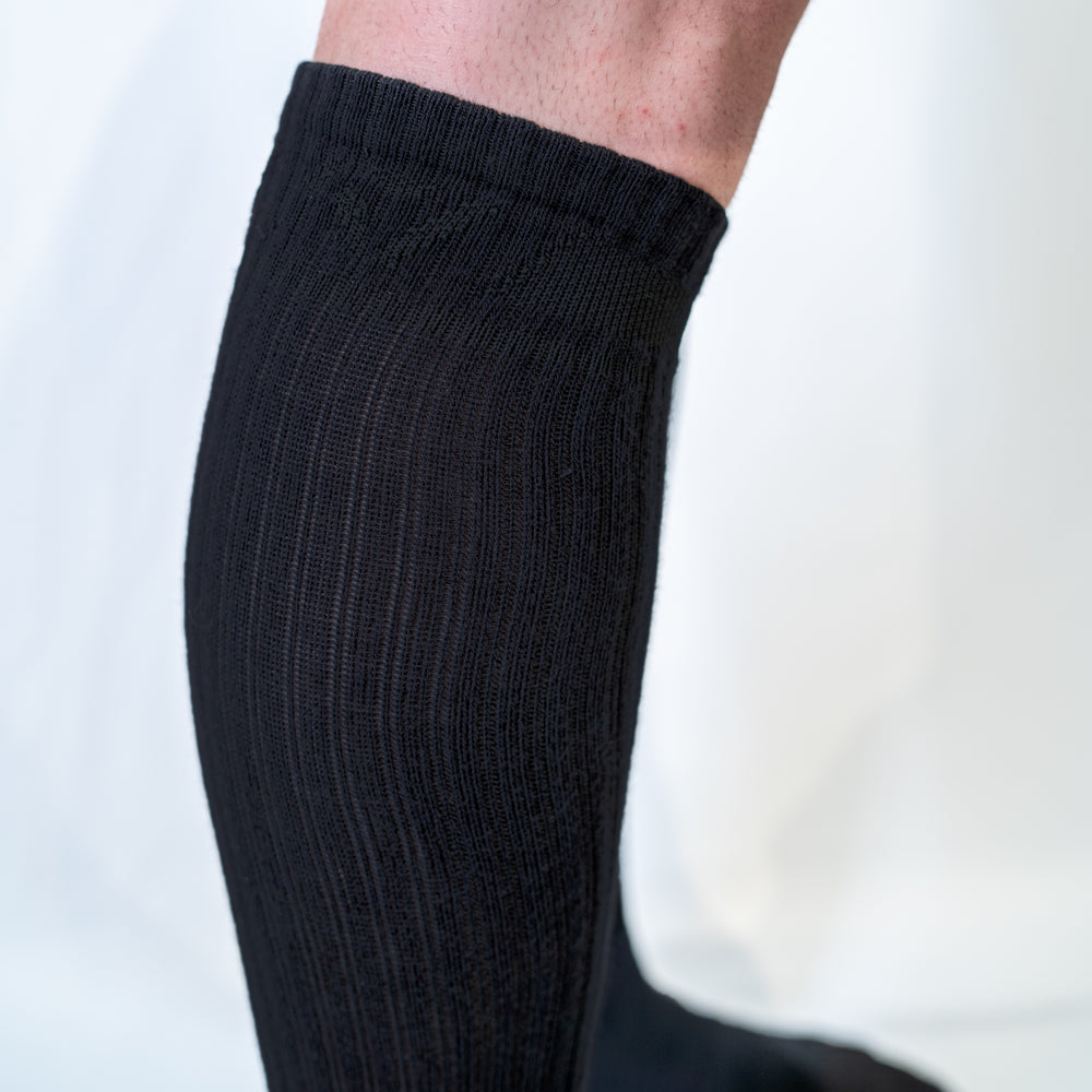 
                      
                        A7 Stealth Deadlift socks are designed specifically for pulls and keep your shins protected from scrapes. A7 deadlift socks are a perfect pair to wear in training or powerlifting competition. The IPF Approved Kit includes Powerlifting Singlet, A7 Meet Shirt, A7 Zebra Wrist Wraps, A7 Deadlift Socks, Hourglass Knee Sleeves (Stiff Knee Sleeves and Rigor Mortis Knee Sleeves). All A7 Powerlifting Equipment shipping to UK, Norway, Switzerland and Iceland.
                      
                    