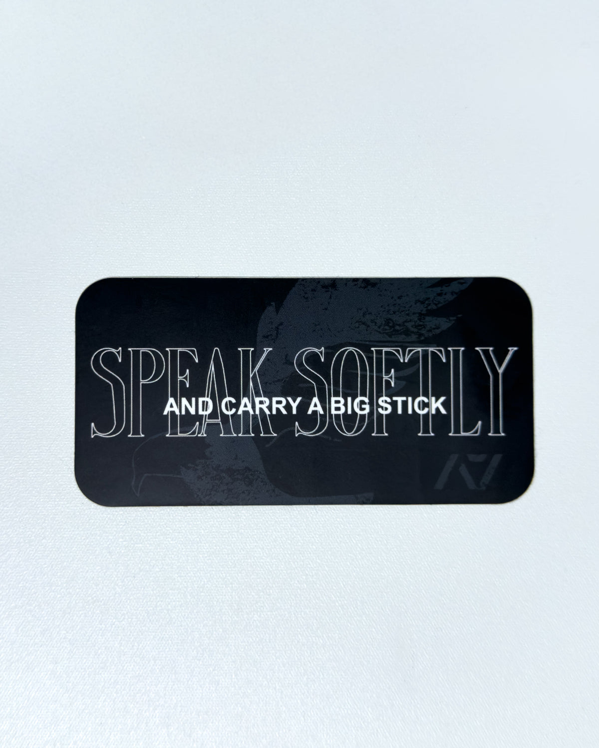 Sofly Sticker Speak Softly Sticker - Domino | A7 UK shipping to Europe