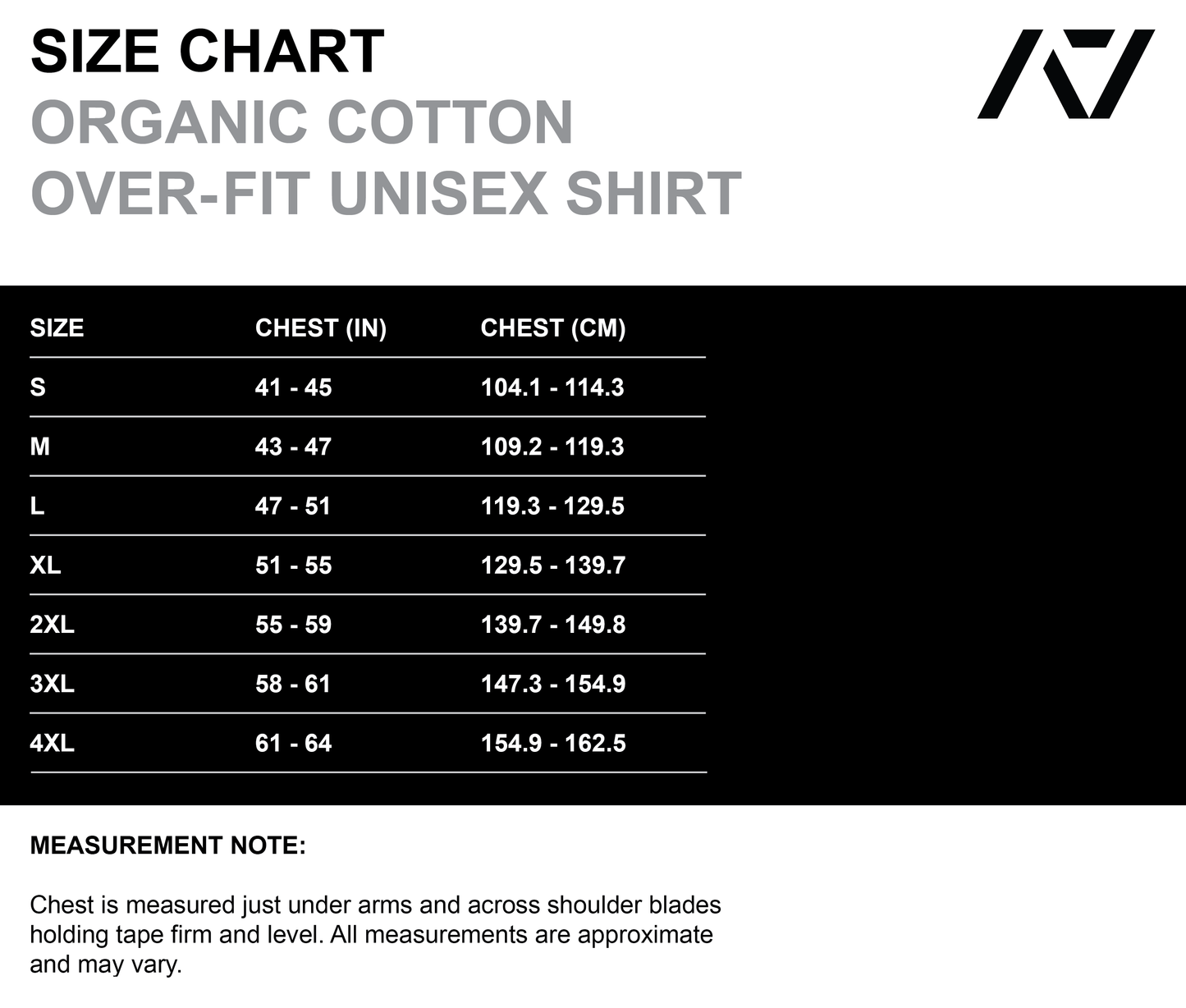 Organic Cotton Over-Fit Unisex Non Bar Grip Shirt - Black